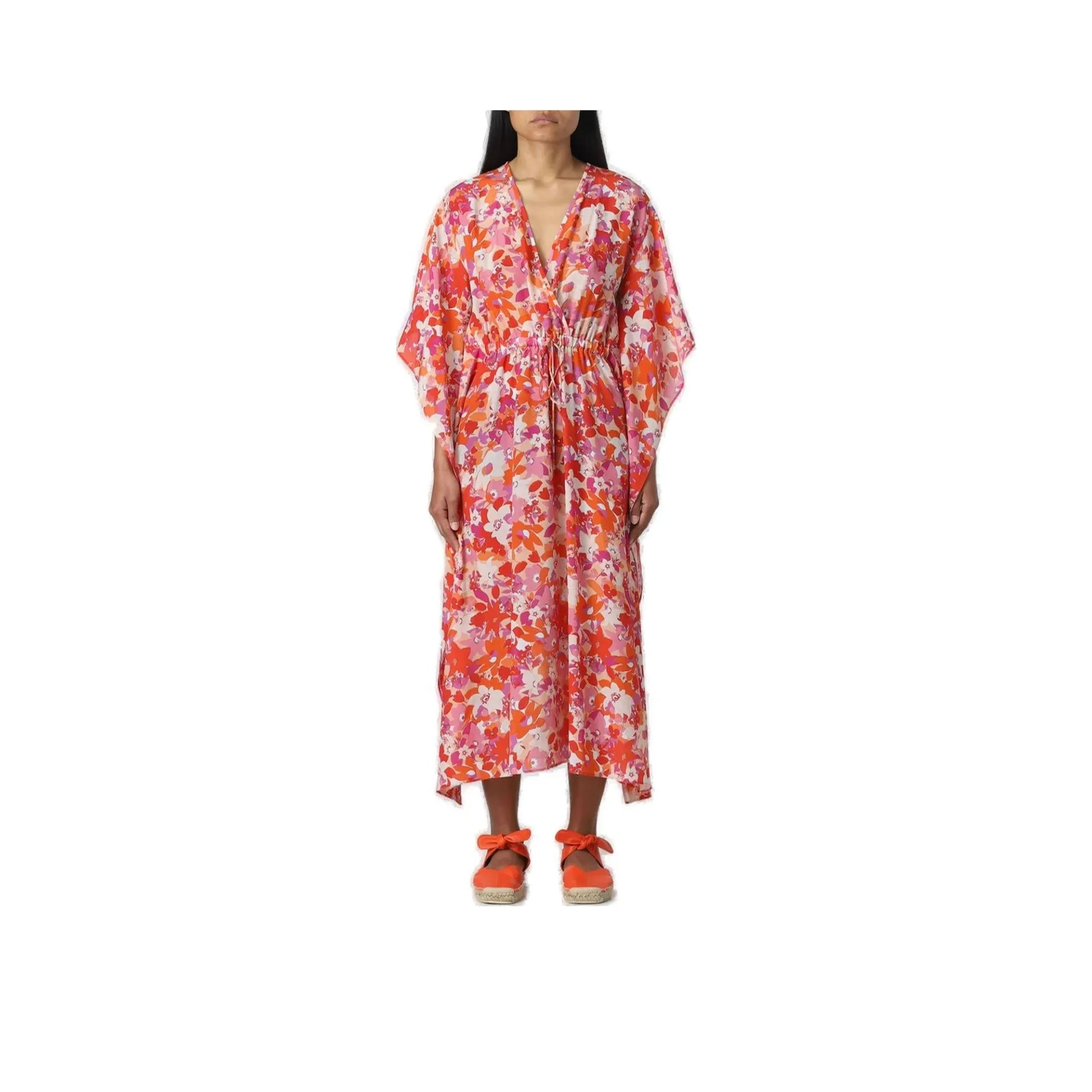 MaxMara Studio Long Sleeved Dresses Women's Multicolor