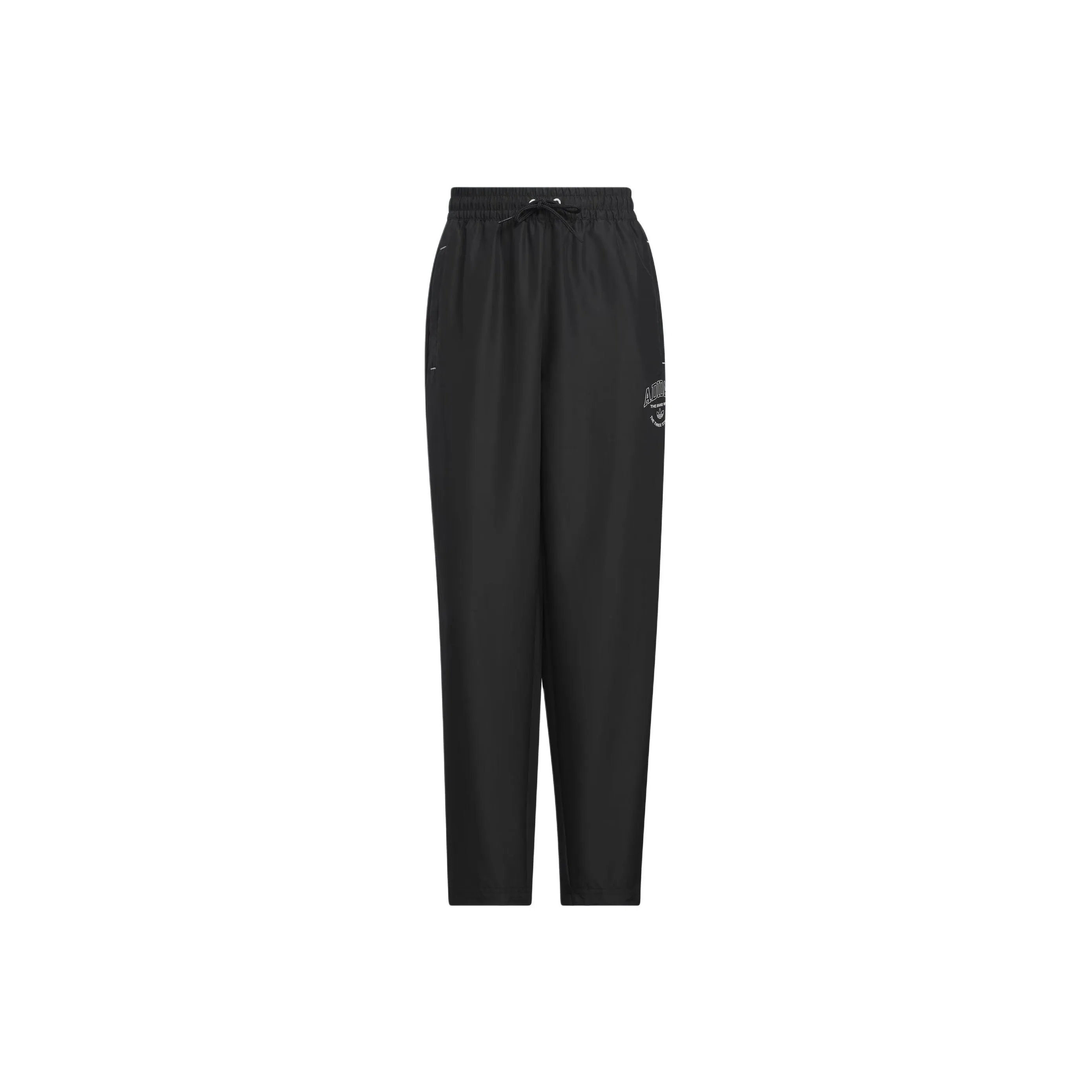 Adidas Originals Logo Twist Track Tracksuit Bottoms Woven Sweatpants Women's Black