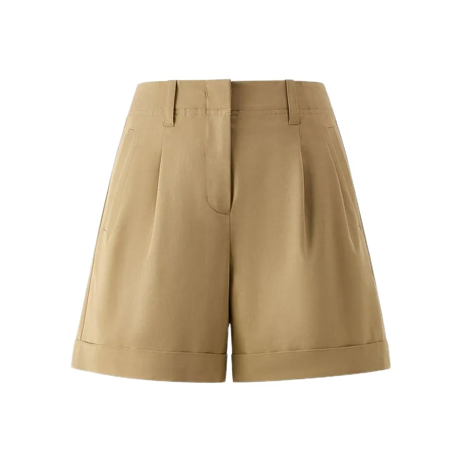 E.land Повседневные шорты женские хаки