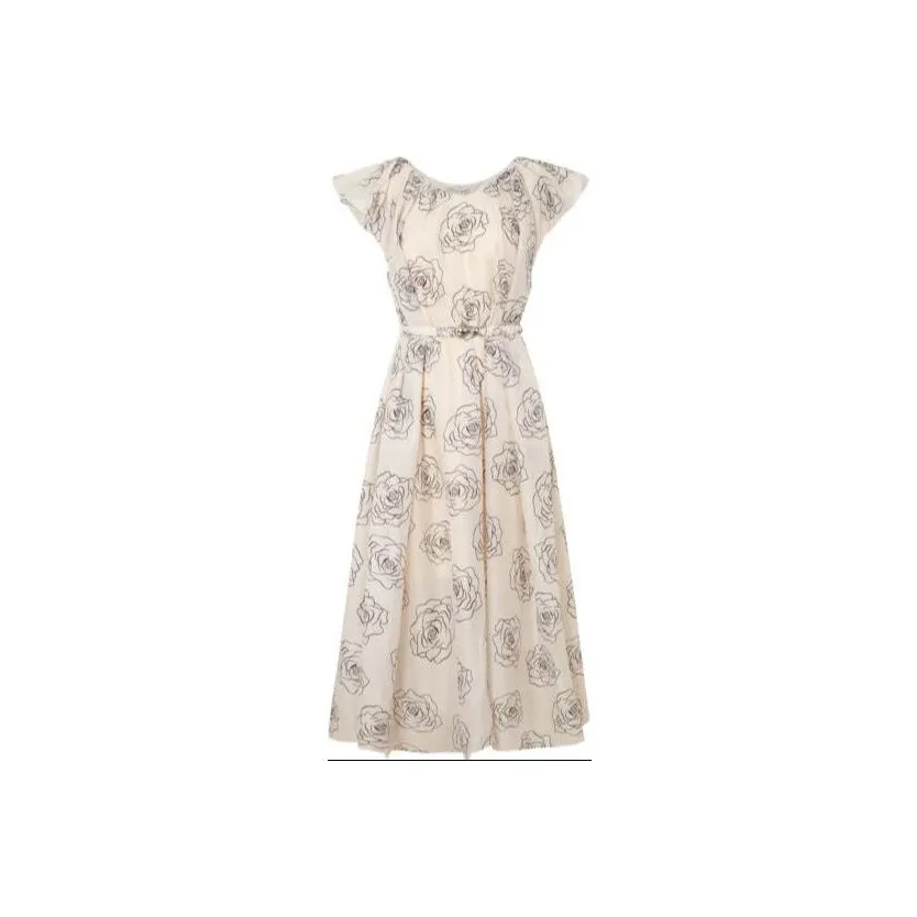 Anmani Sleeveless Dress Women's Wings Rose