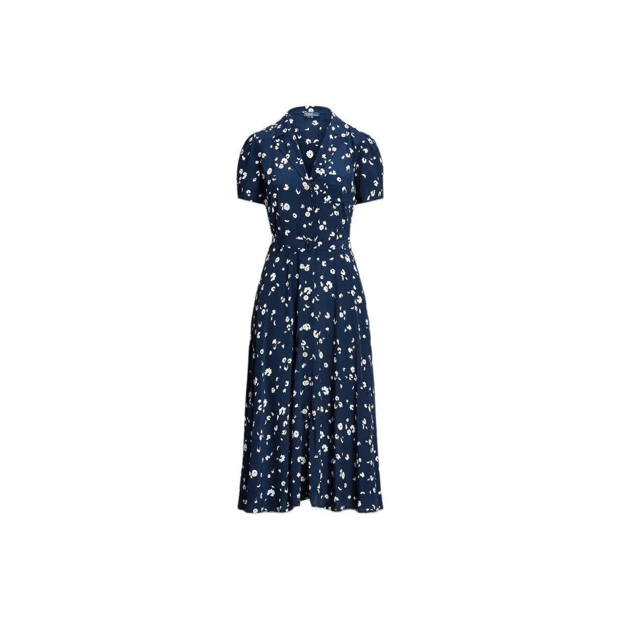 Polo Ralph Lauren Floral-print Belted Shirt Dress