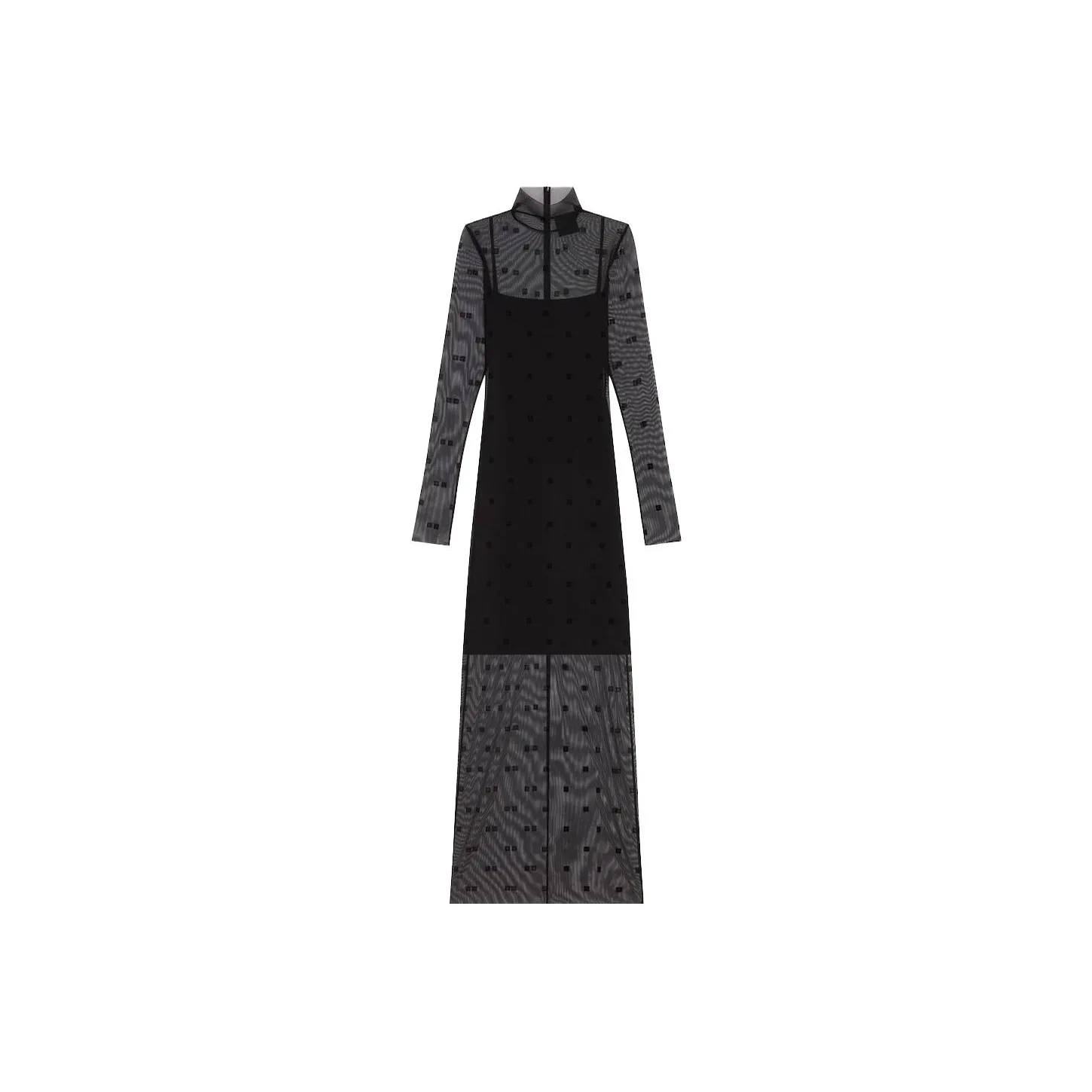 Givenchy Dress In 4G Tulle 'Black'