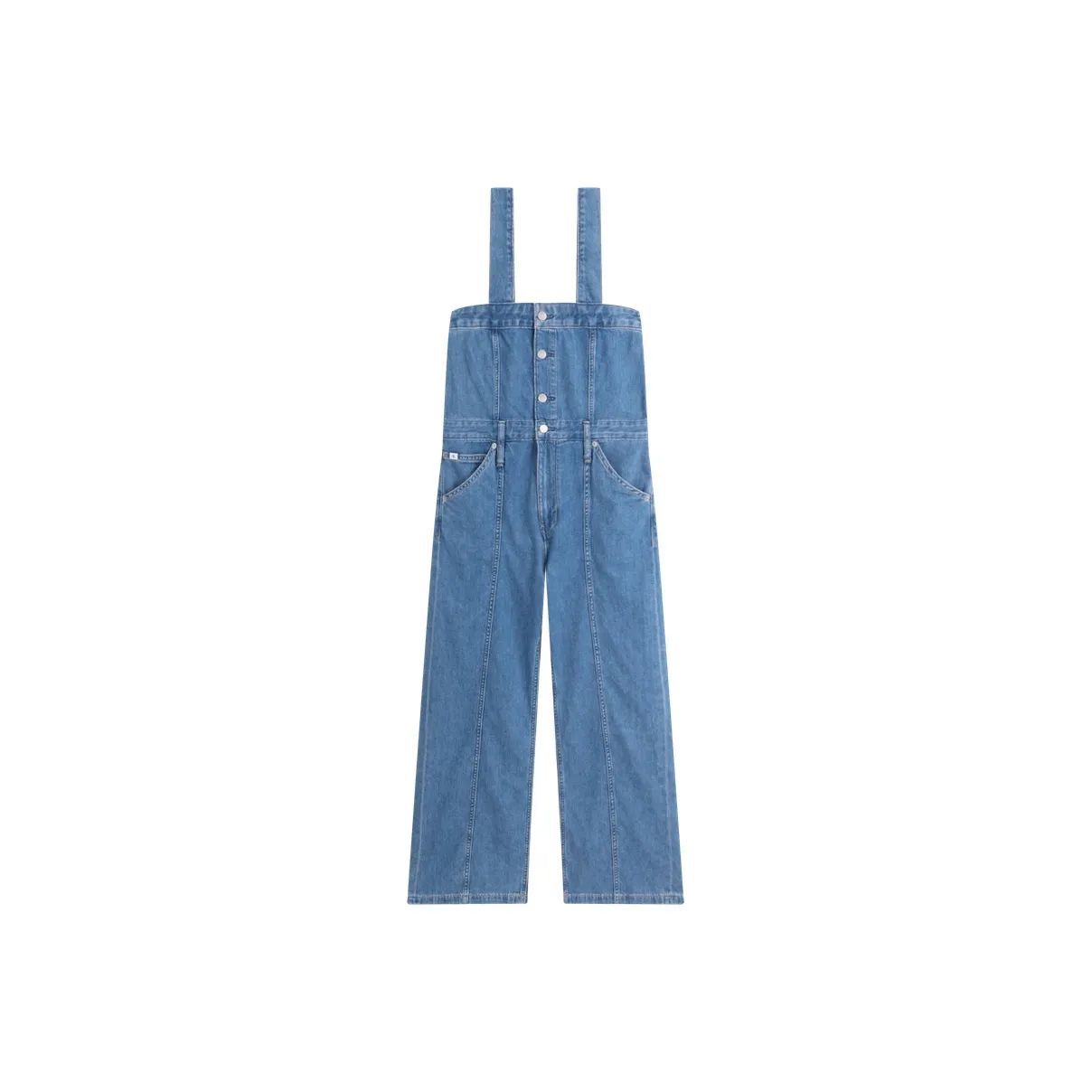CALVIN KLEIN Overalls Women's Denim Light Blue