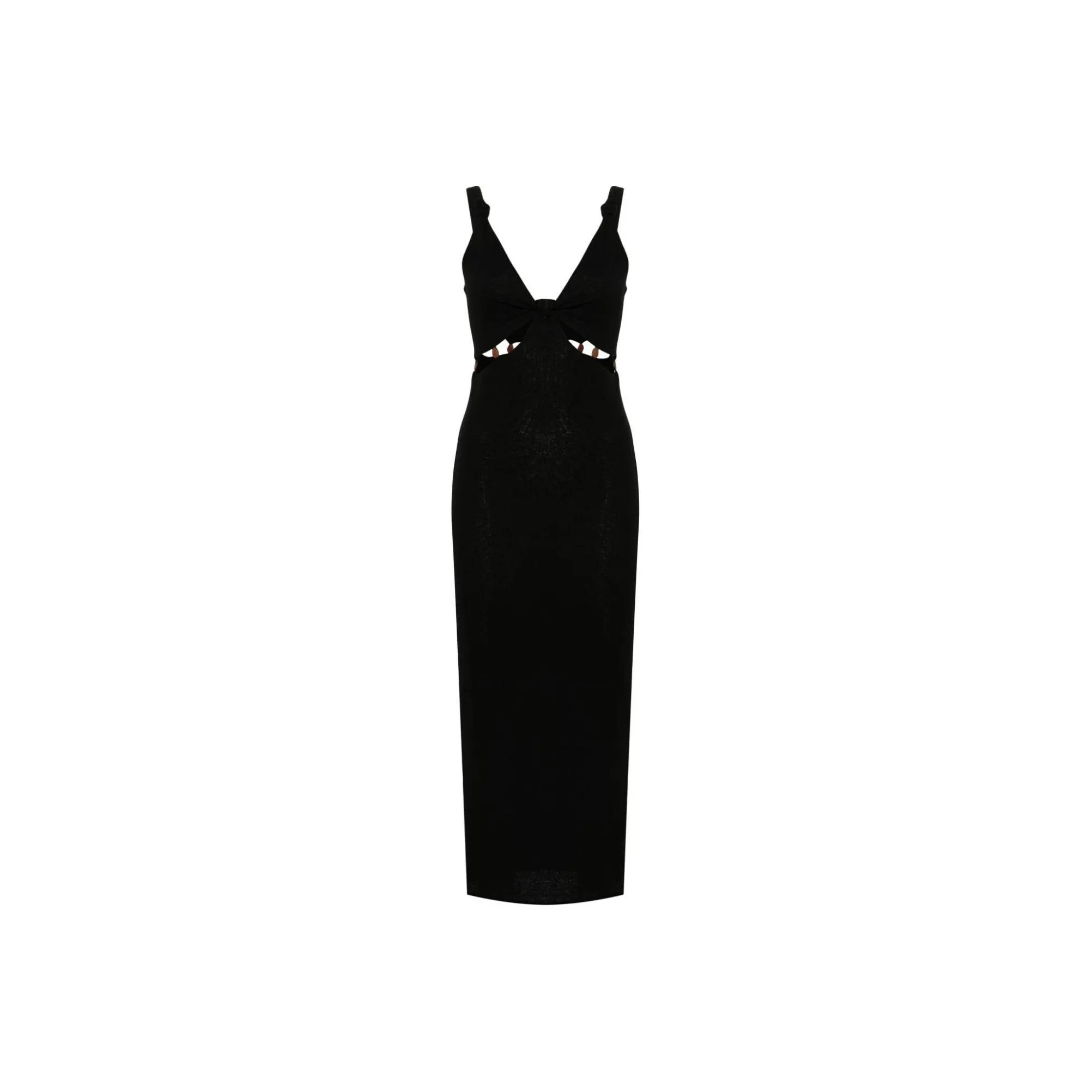 NANUSHKA Saar Wooden Beads Dress