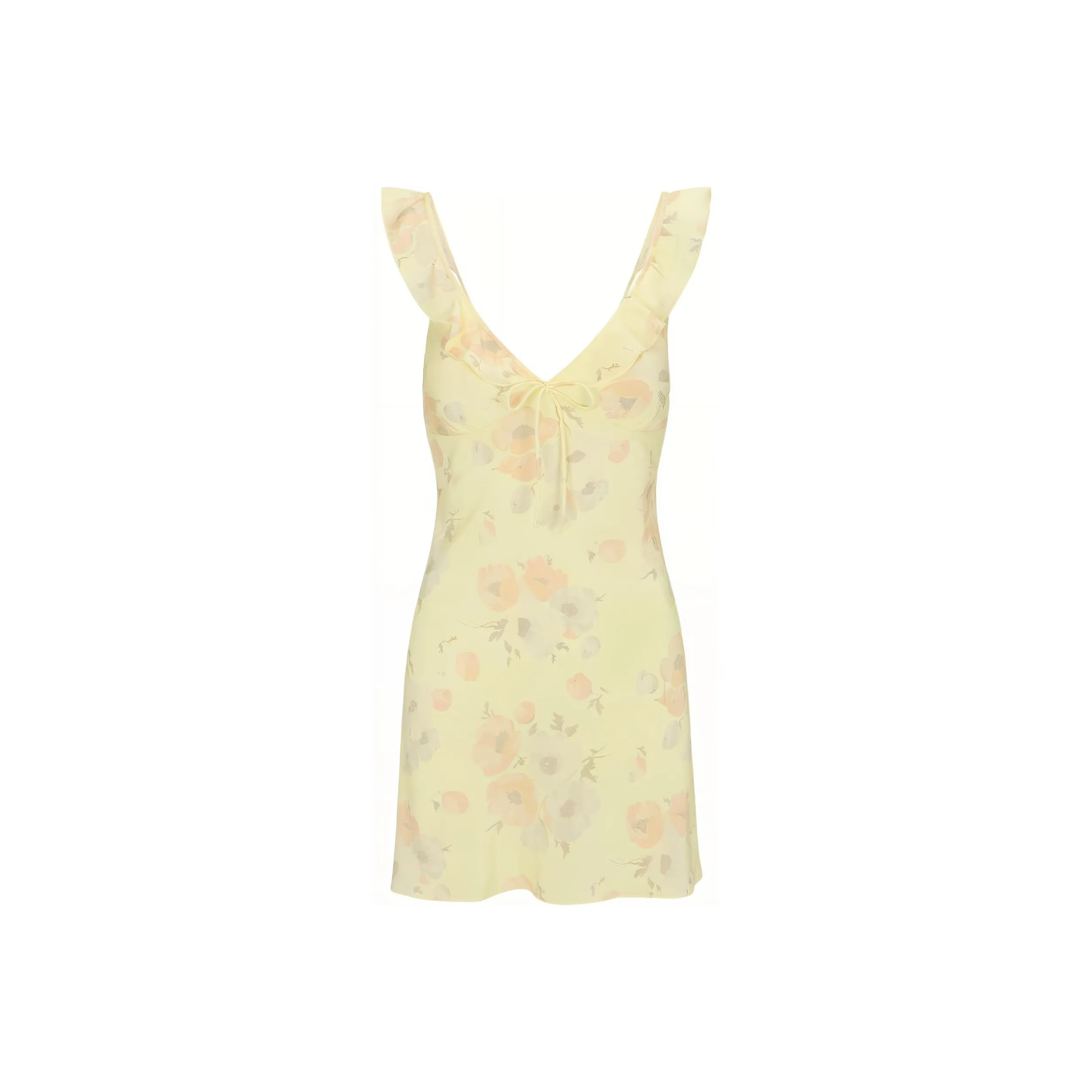 Realisation Par SS24 THE HAZEL Slip Dresses Women's Zinnia Sunflower Sea