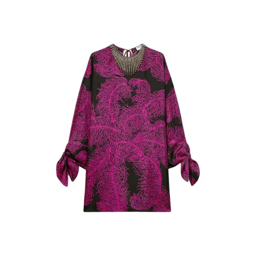 EMILIO PUCCI Многоцветные Женские Длинные Платья с Рукавами