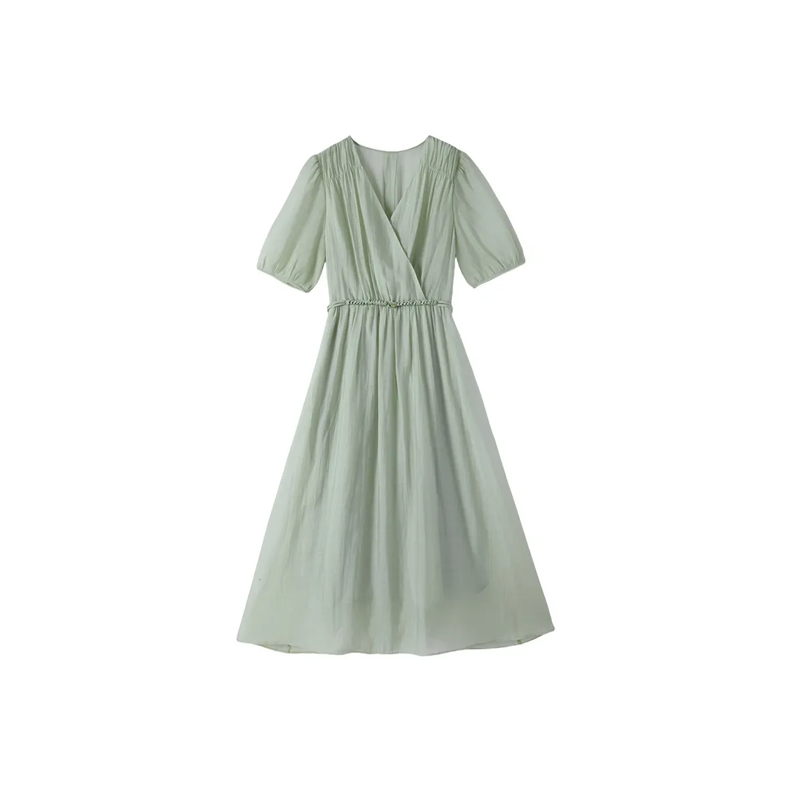 XIANGYING Короткое платье с короткими рукавами женское