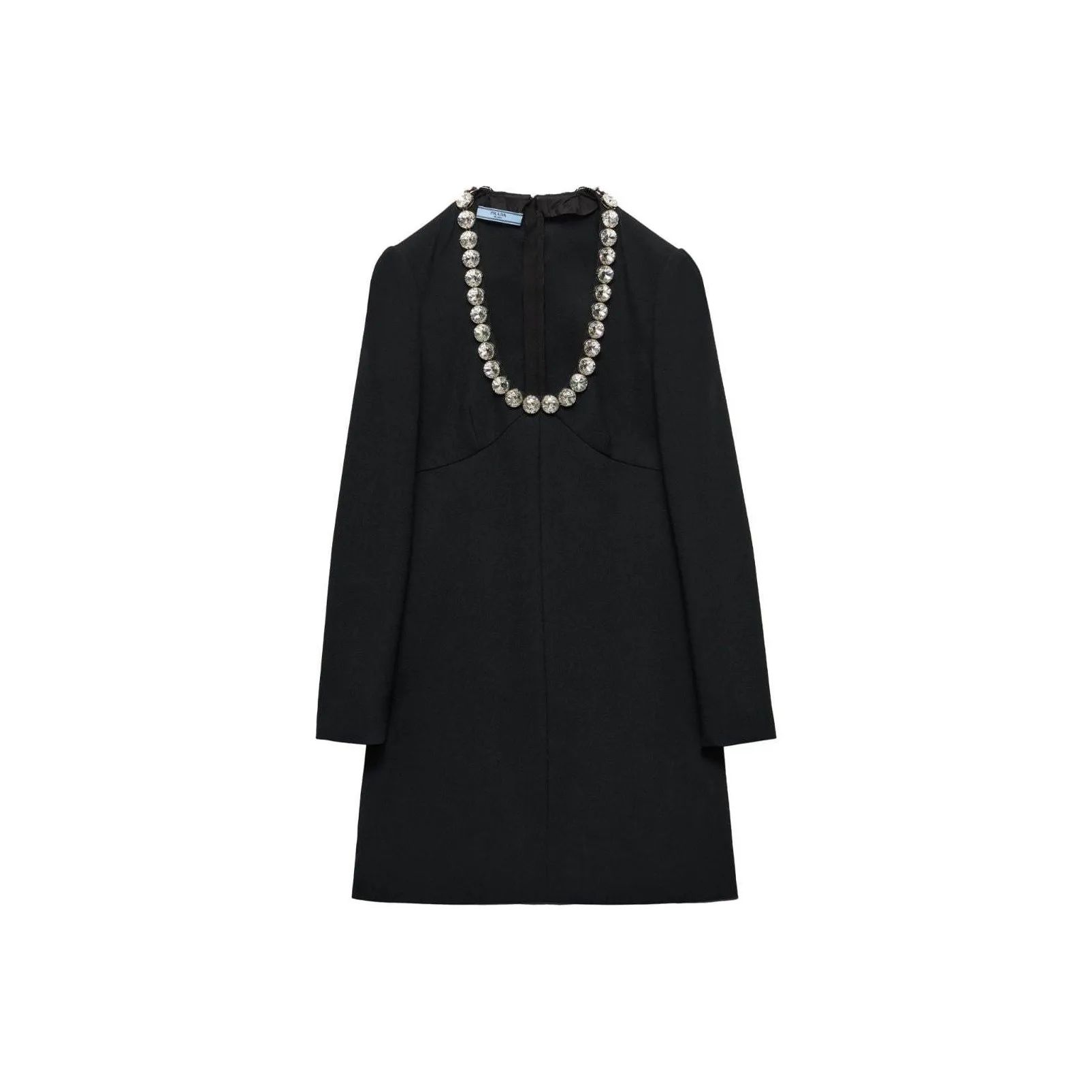 PRADA Glass Crystal Embellishment Dress