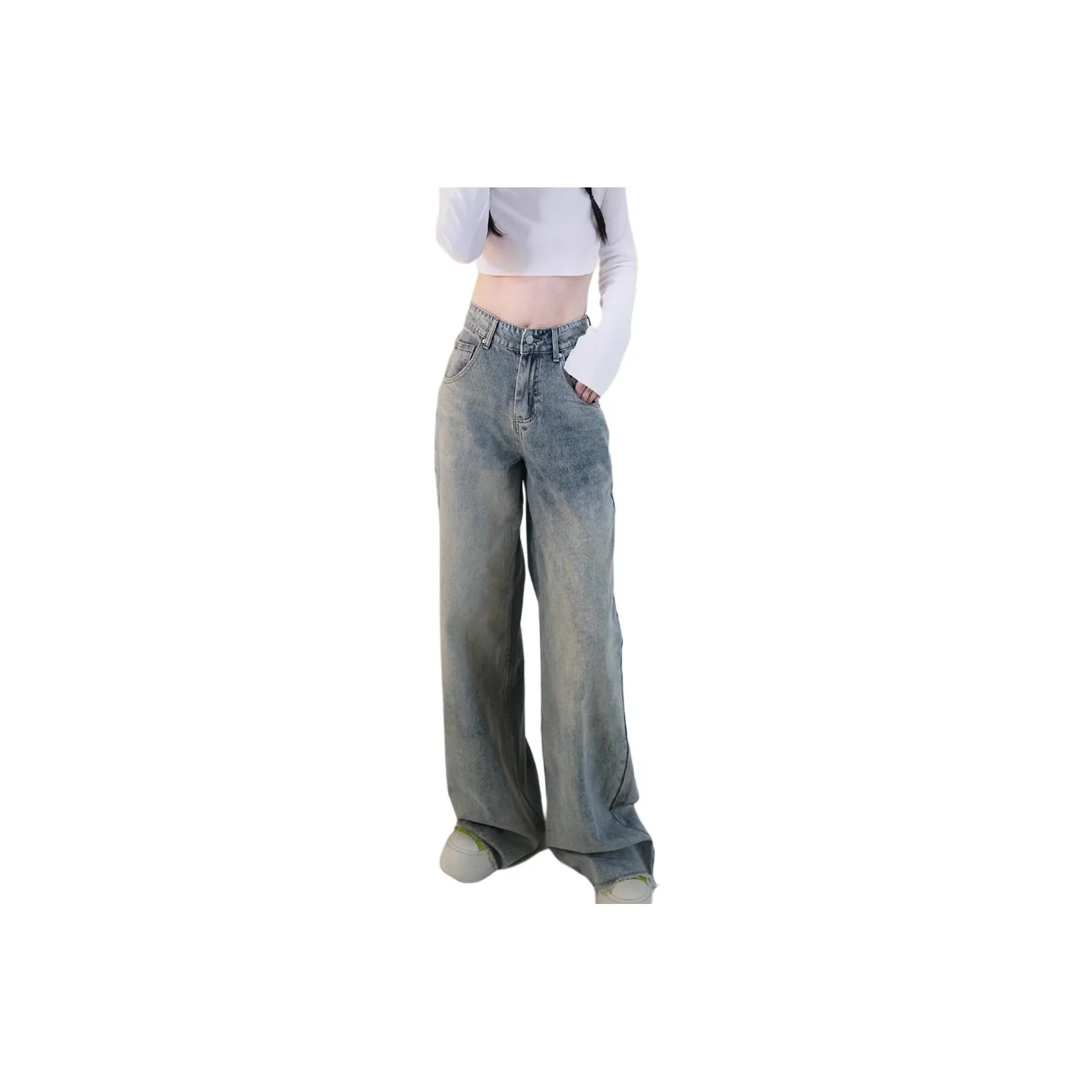 Seven Up And Nine Down Jeans Women's Vintage Blue