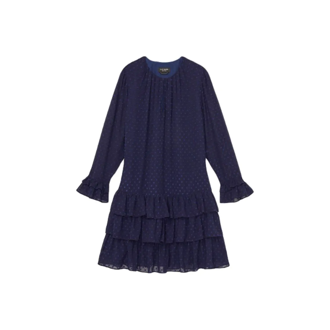 Kate Spade SS25 Long Sleeved Dress Women's Blue