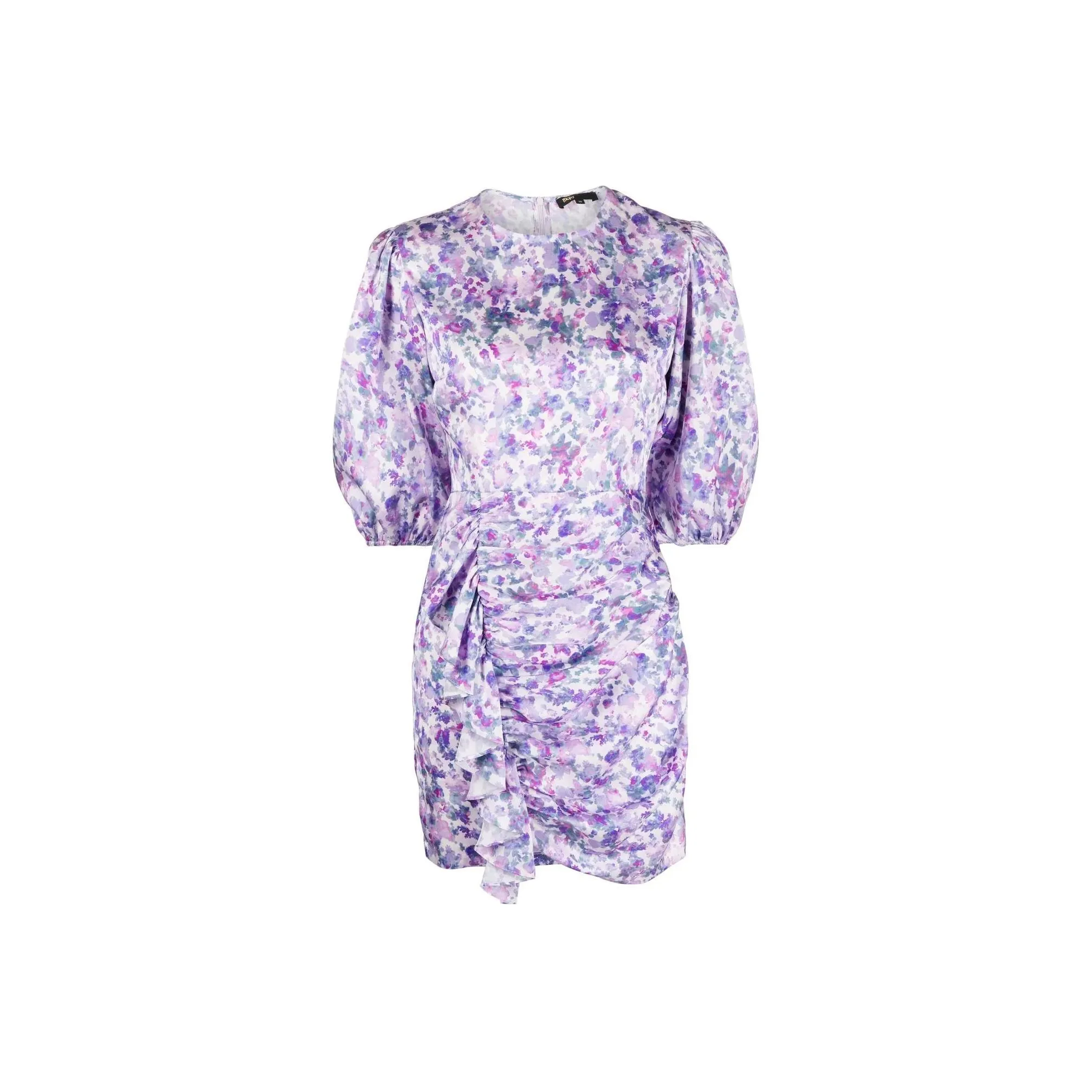 Maje Короткий рукав Платье Женское Фиолетовое