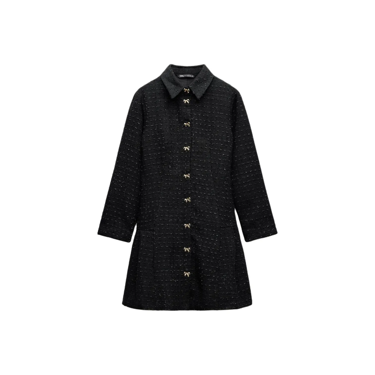 ZARA Long Sleeved Dresses Women's Black