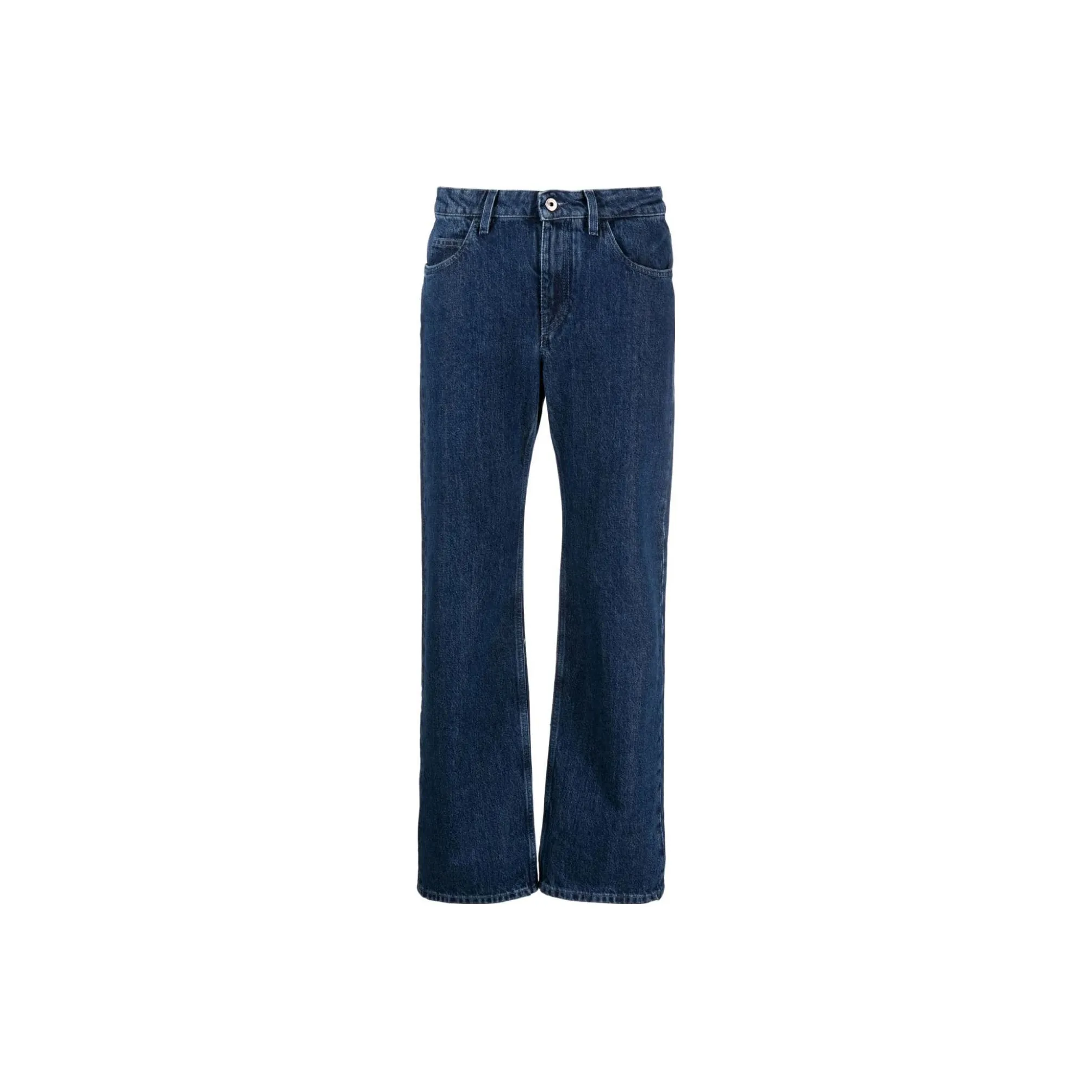 OFF WHITE Low rise Cropped Straight leg Jeans