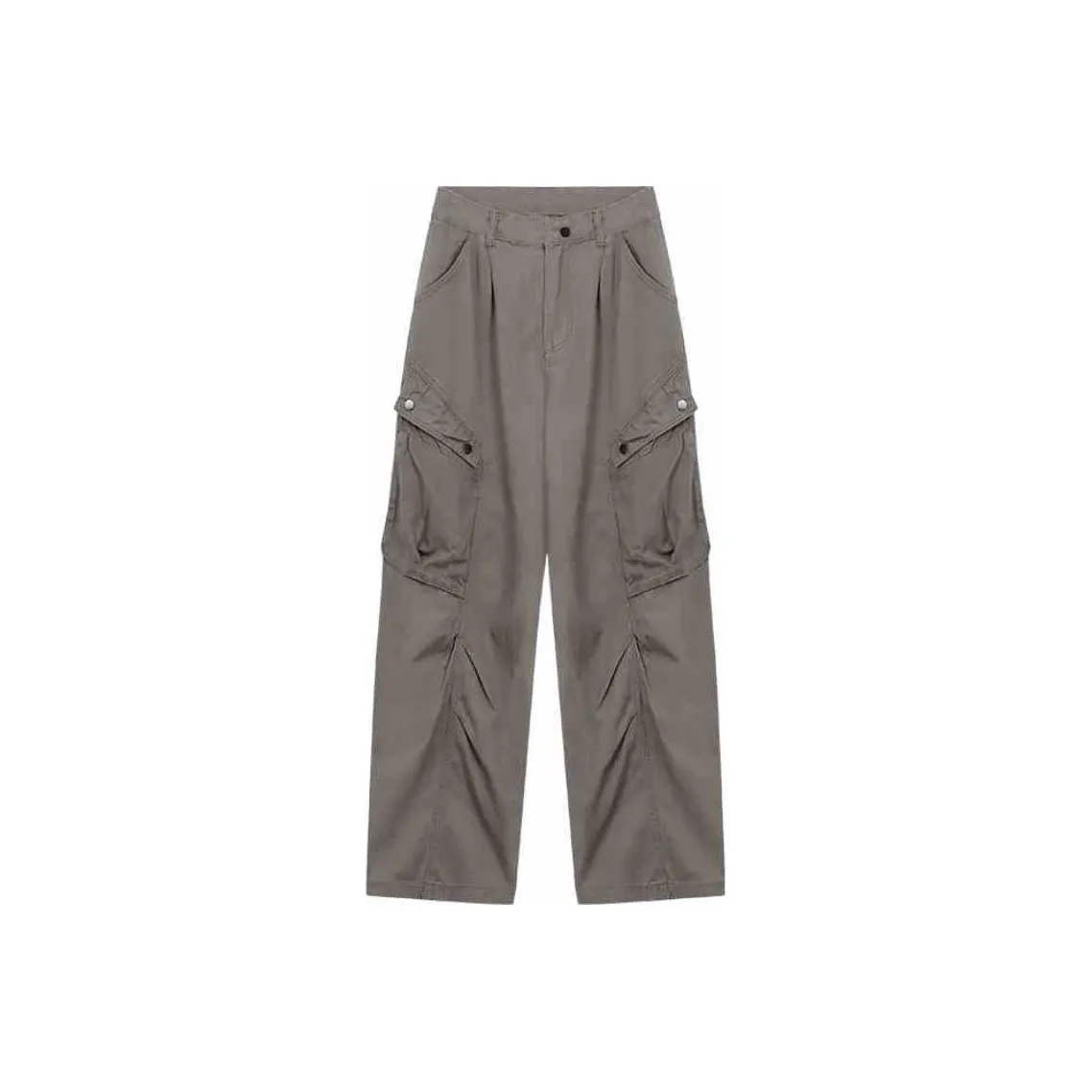 Mlpstudio Карго Брюки Женские Серый Зеленый