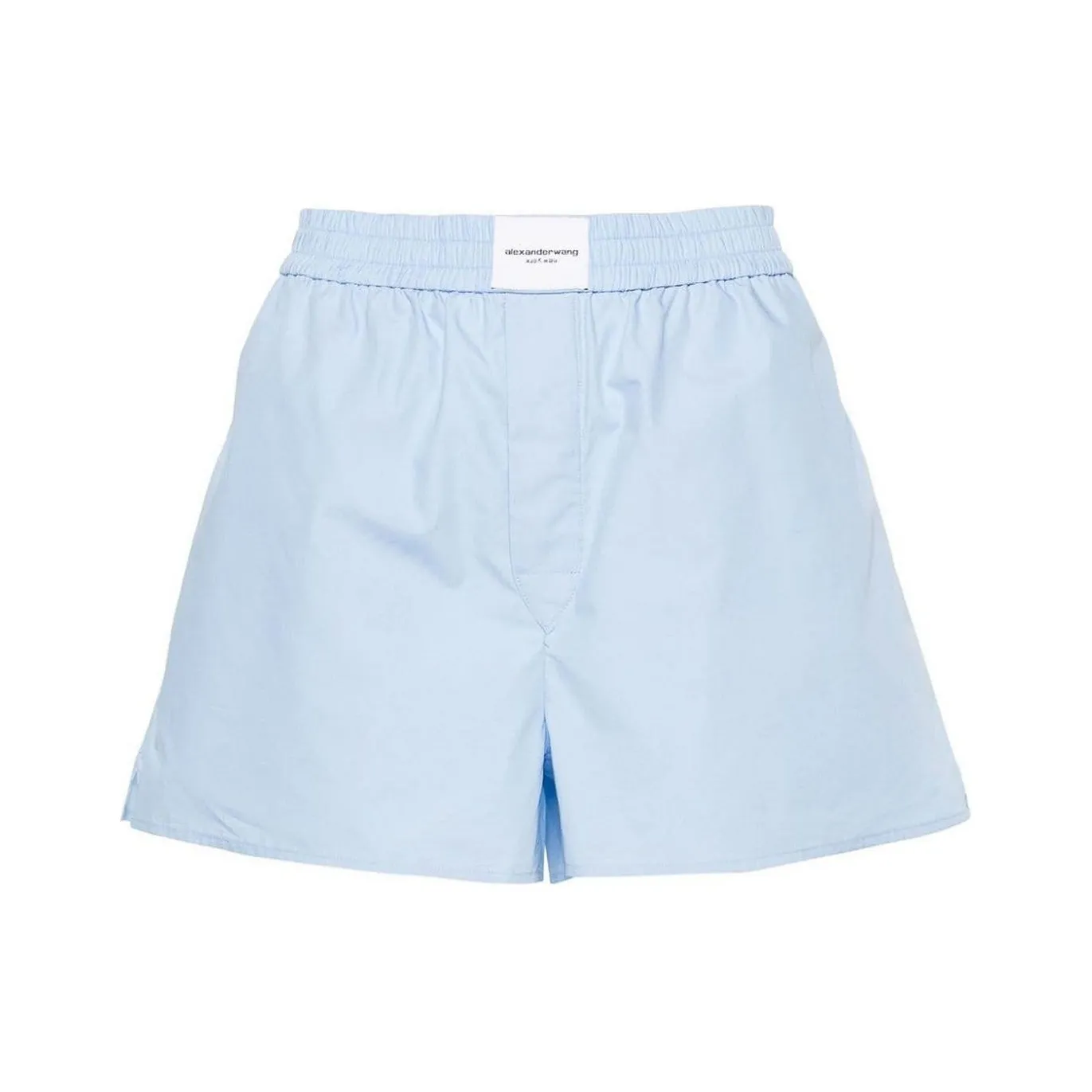 Alexander Wang Logo Patch Elastic Waist Shorts