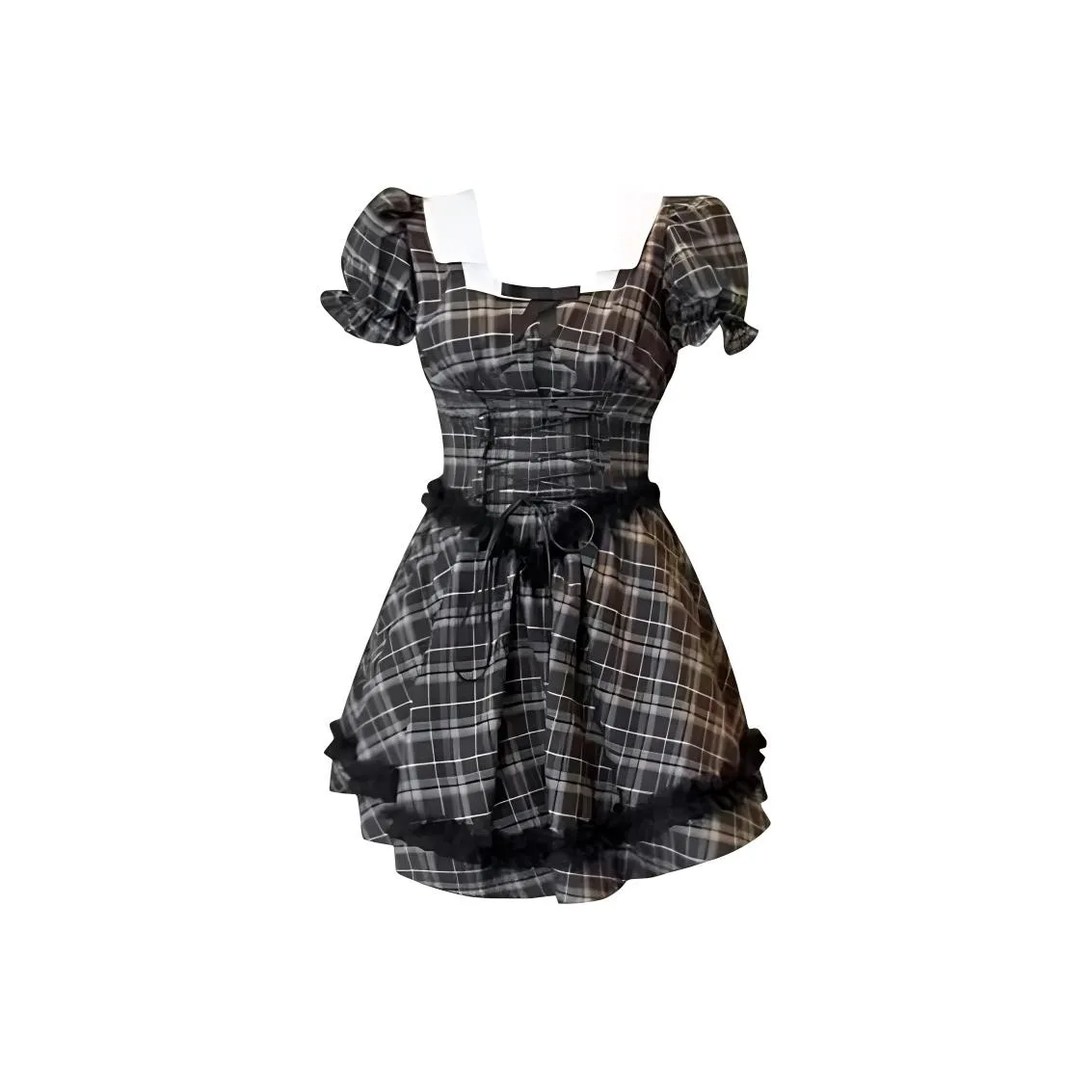 SKYA Короткий рукав Платье Женское Серое