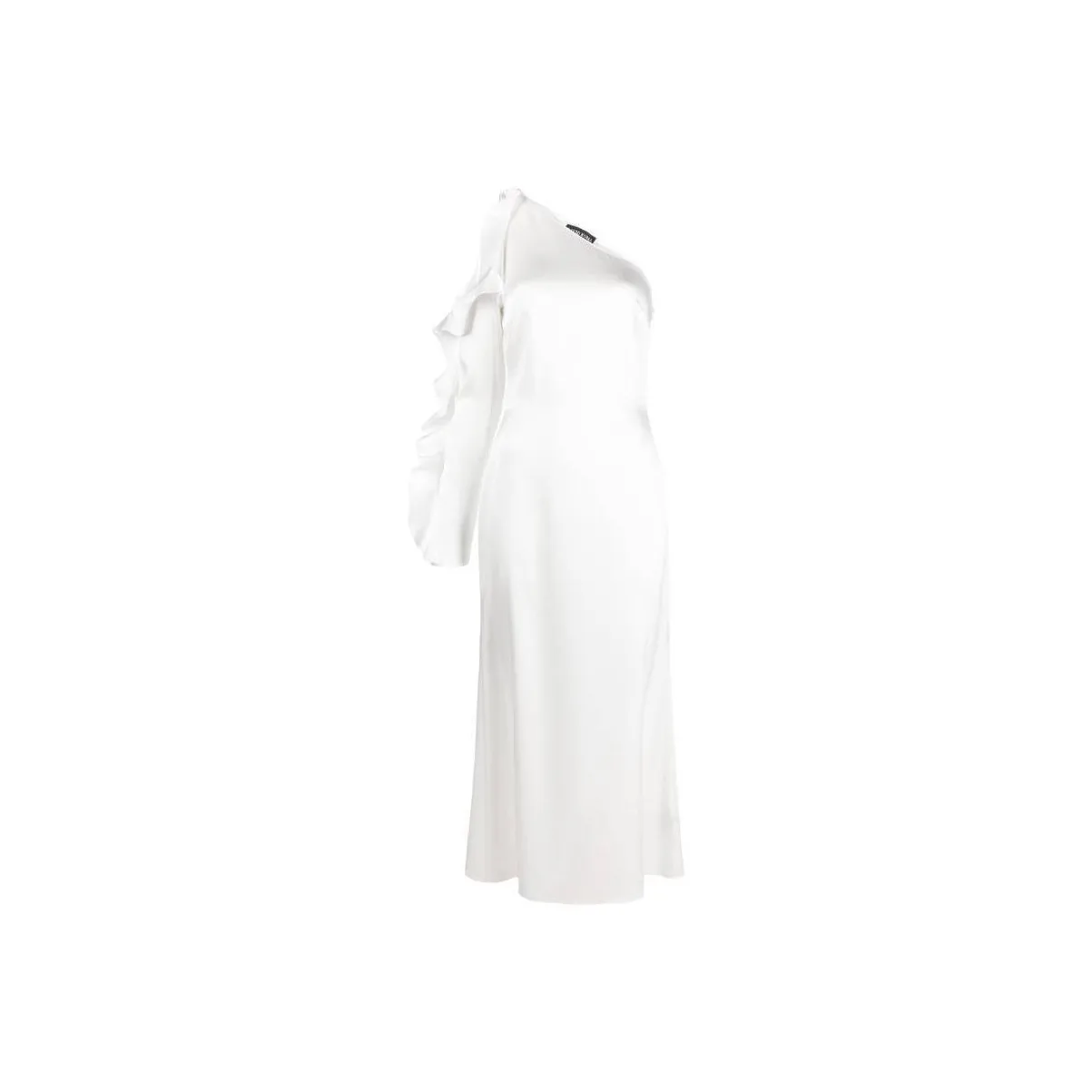 DAVID KOMA One shoulder Ruffled Dress