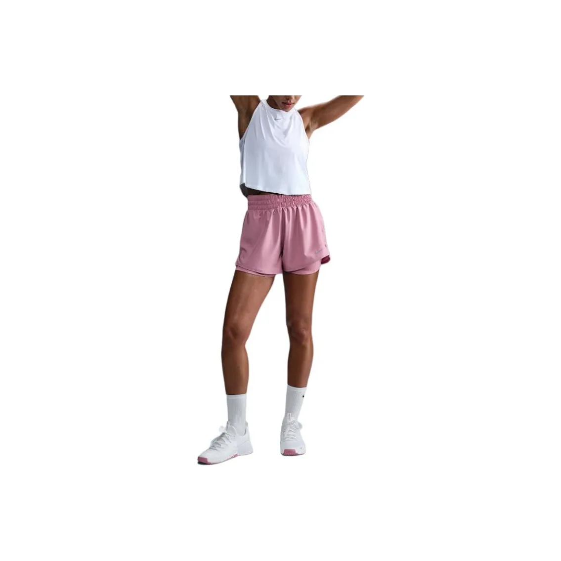 Nike One Women
s Dri FIT High Waisted 3
 2 in 1 Shorts