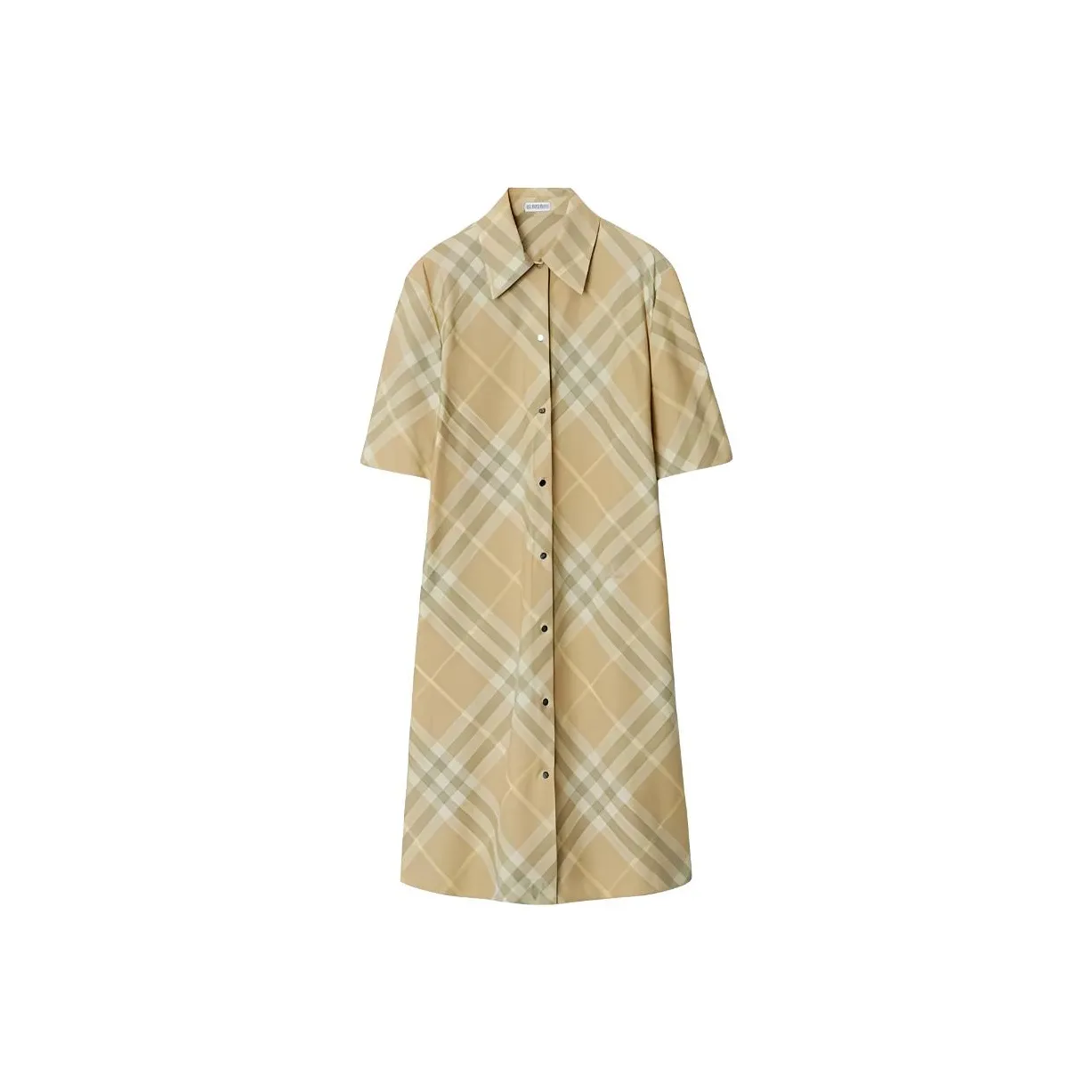 Burberry Vintage Check Short Sleeved Shirt Dress