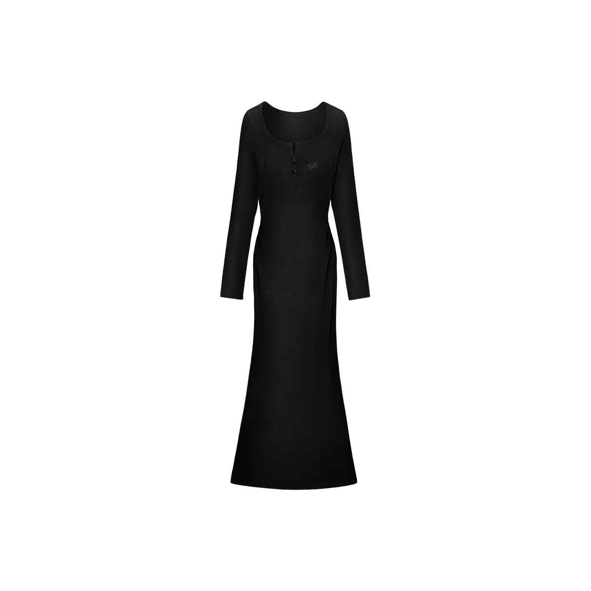 PSO Brand Длинное платье с длинными рукавами женское