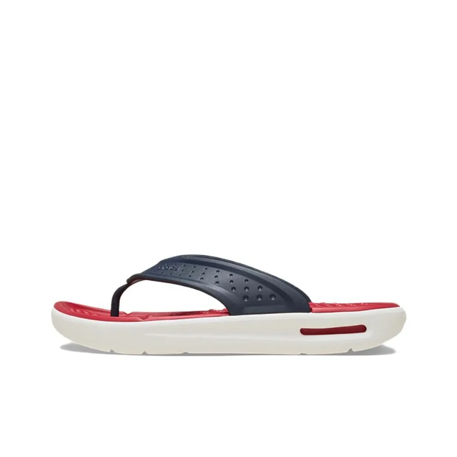 Crocs Устойчивые к истиранию Шлепанцы Унисекс Синий Красный