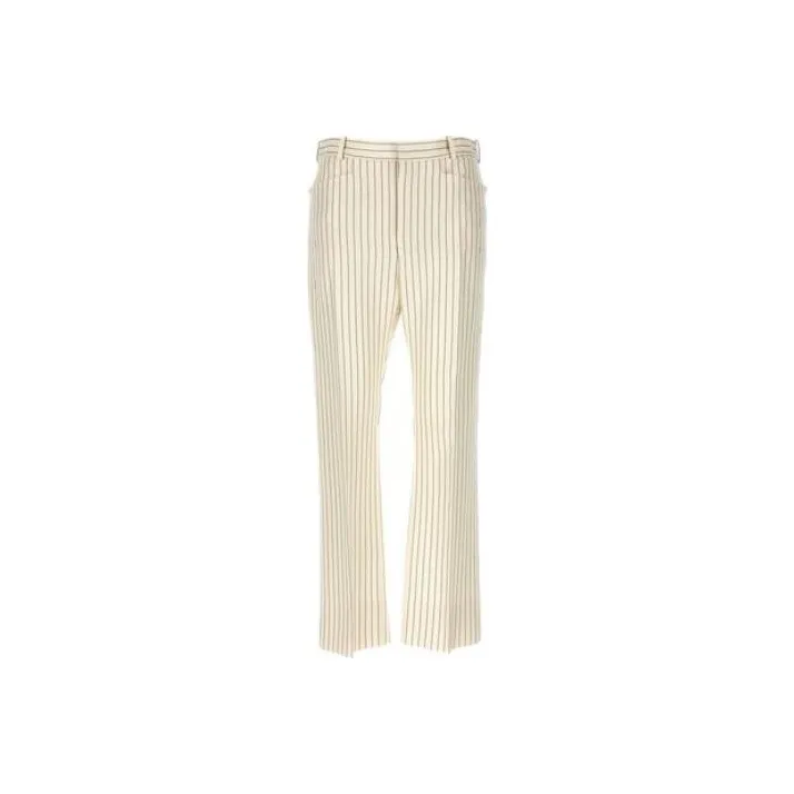TOM FORD Pinstripe Straight Leg Pants