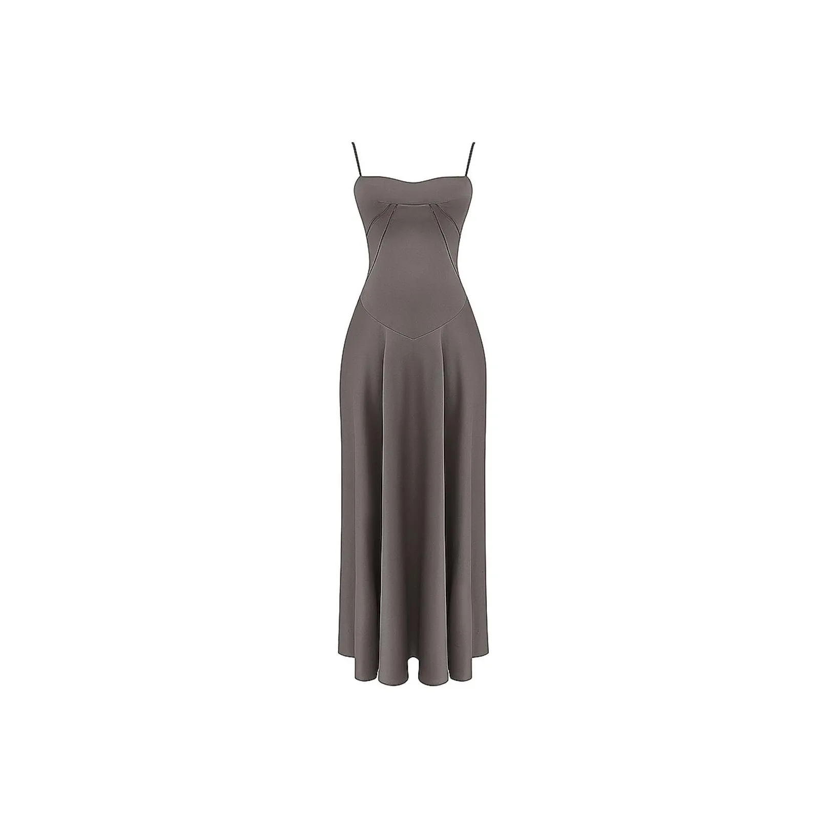 HOUSE OF CB ANABELLA Slip Dress Women's SMOKE/Gray