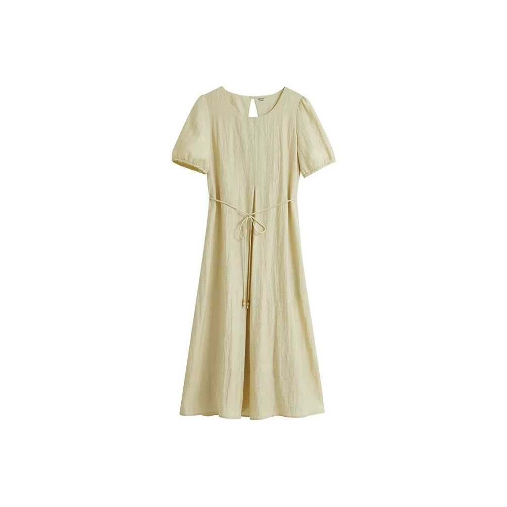 Inman Short Sleeved Dress Women's Pea Green