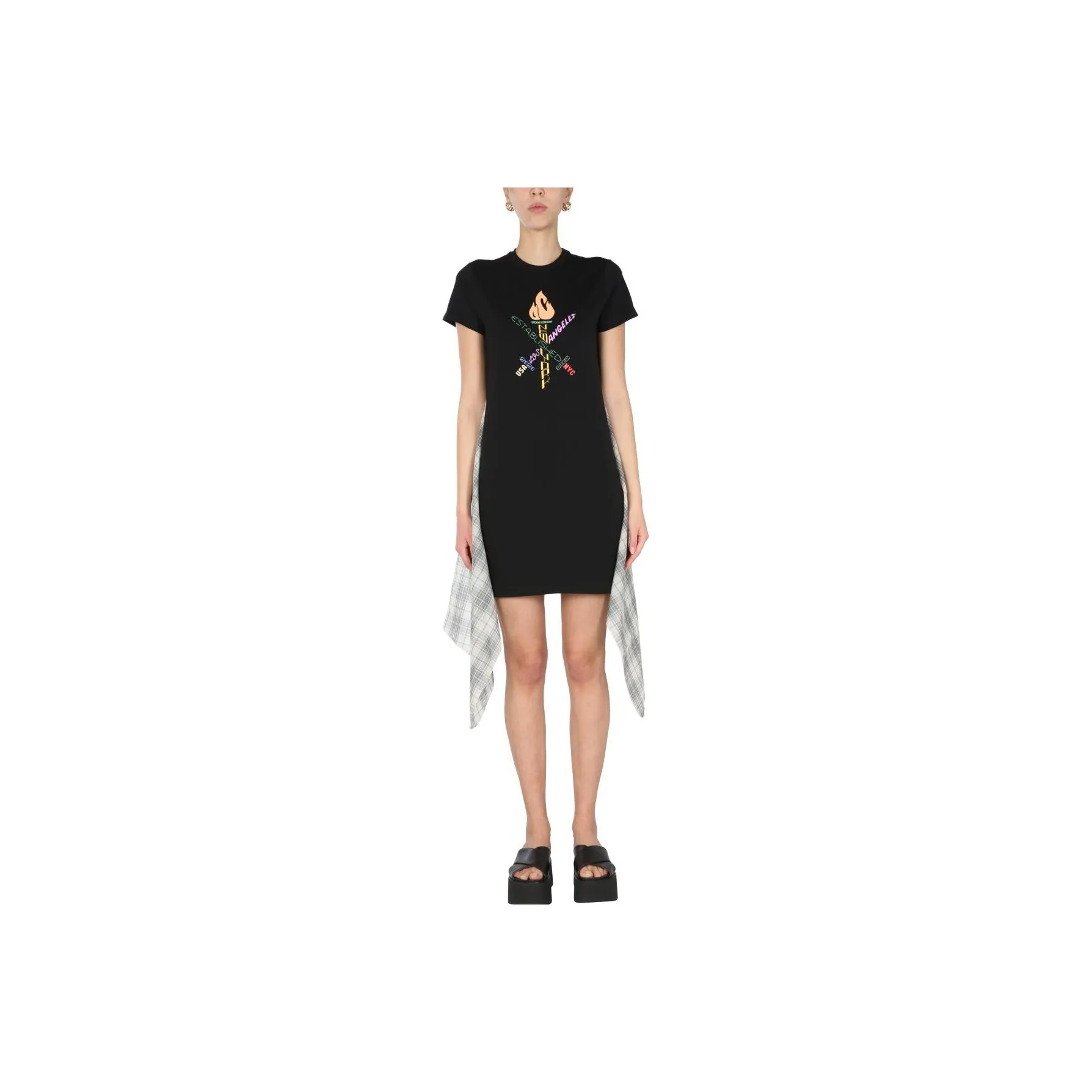 Opening Ceremony Word Torch T Shirt Dress