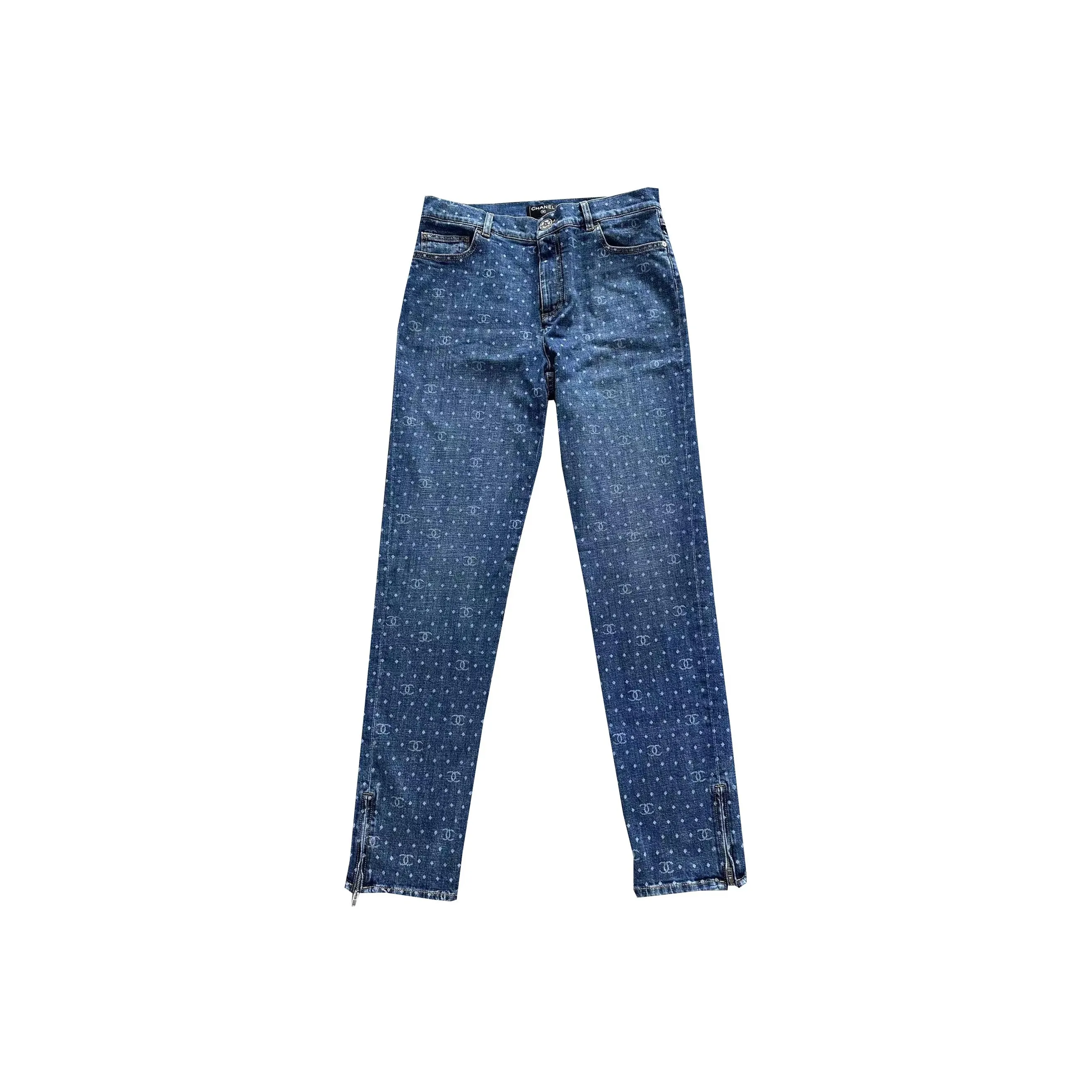 CHANEL Jeans Women's Denim Blue