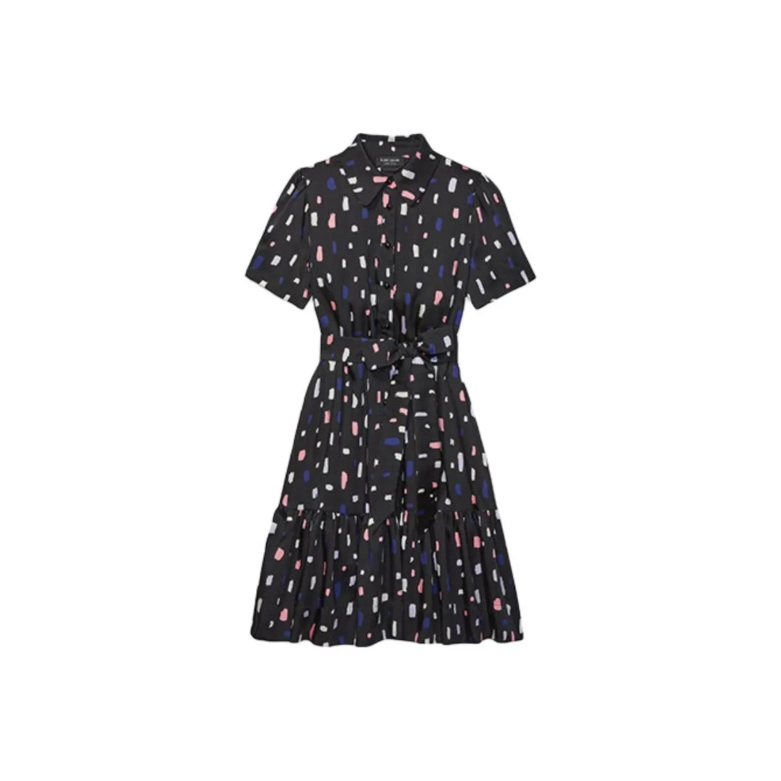 Kate Spade SS25 Short Sleeved Dress Women's Black
