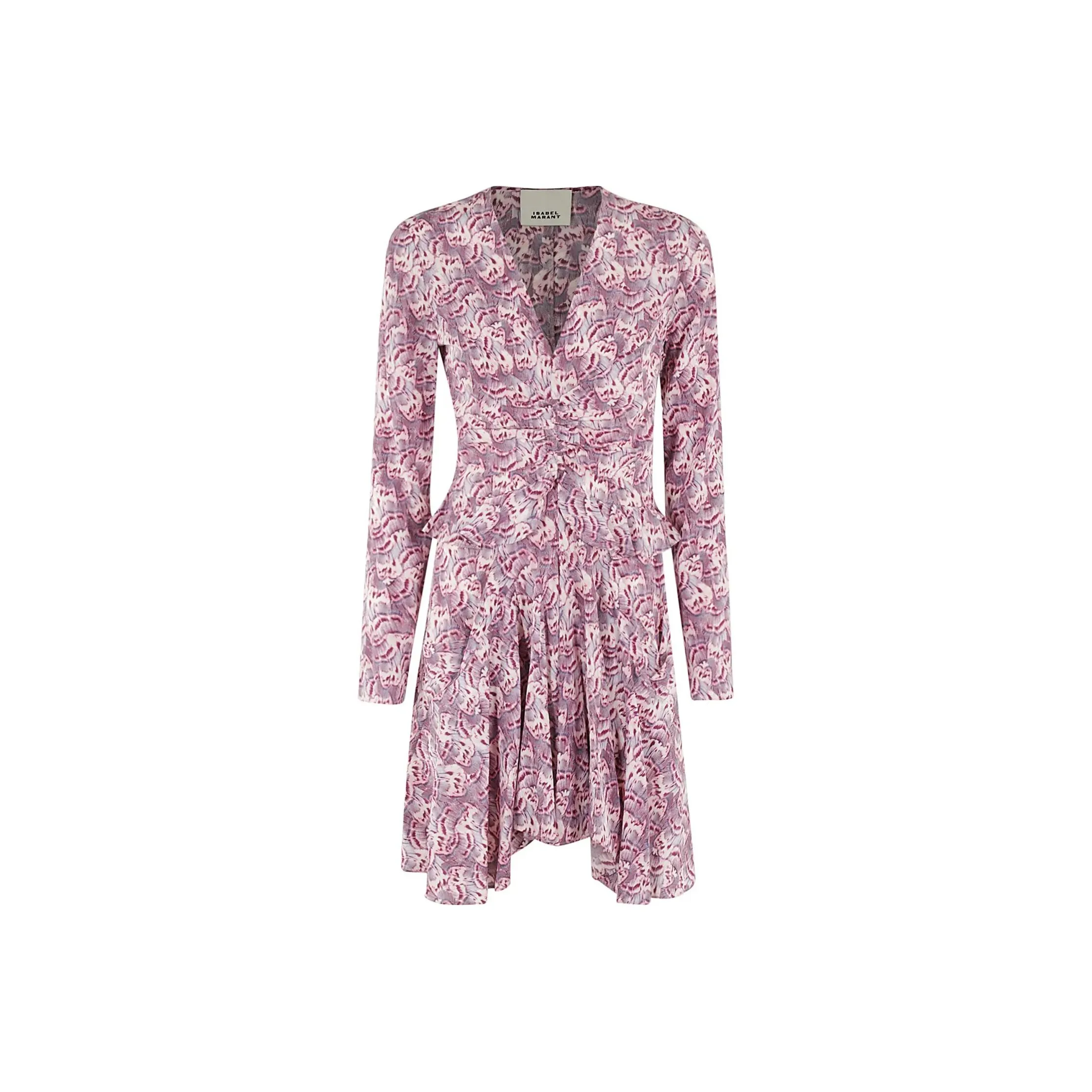 ISABEL MARANT V Neck Sleeved Midi Dress