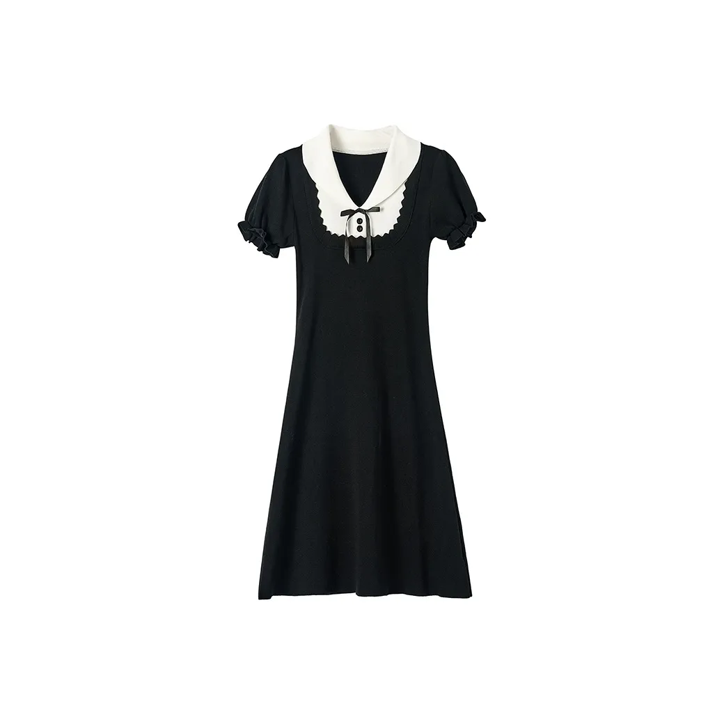 PAZZO Short Sleeved Dress Women's Black