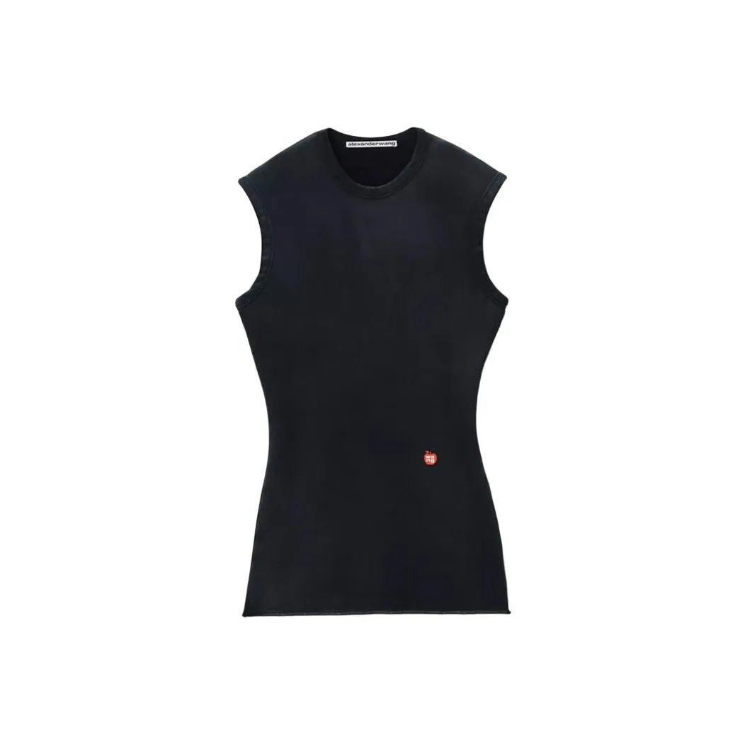 Alexander Wang Cap sleeves Ribbed knit Minidress