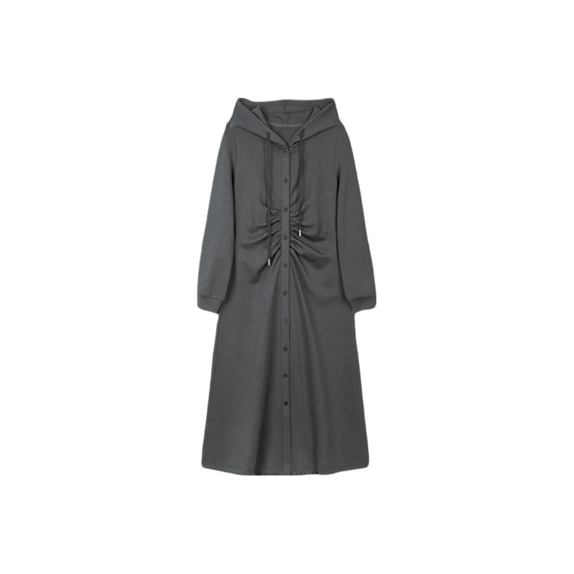 Mo Han Yi Mei Long Sleeved Dresses Women's Gray