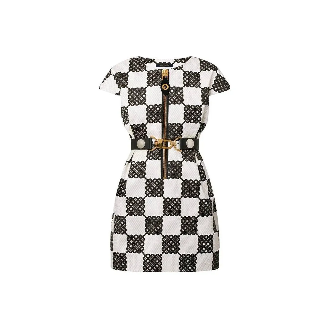 LOUIS VUITTON Bubble Damier Xxl Detail Dress