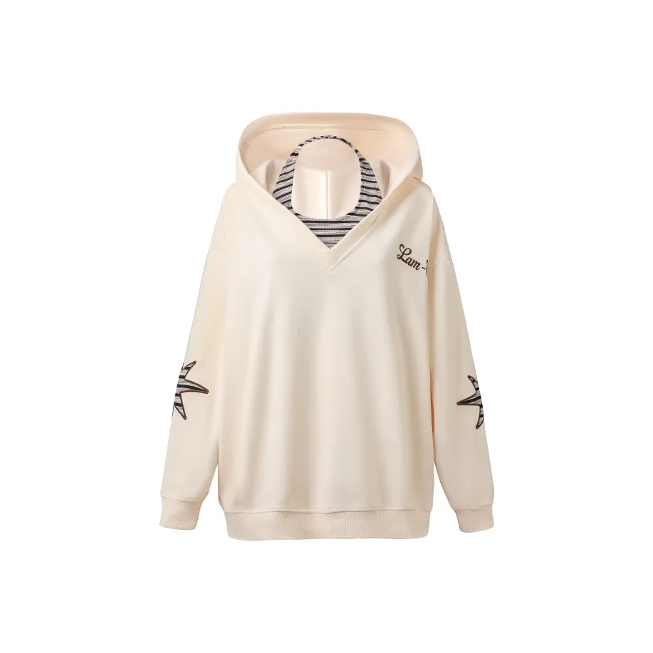 LAMLICKA Комплект Свитшот Женский Абрикосовый