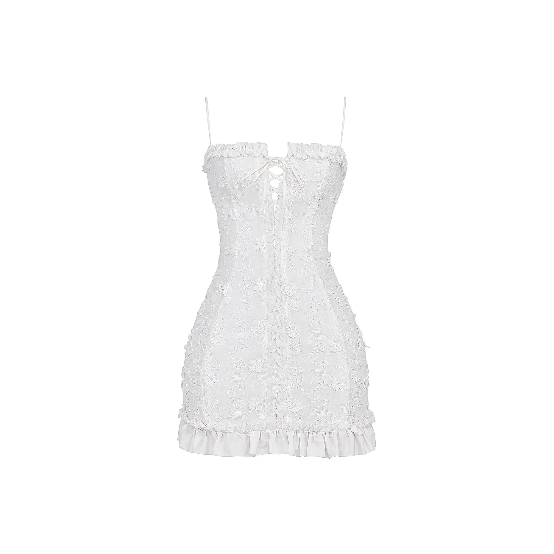 HOUSE OF CB MARLENE Slip Dresses Women's White/White