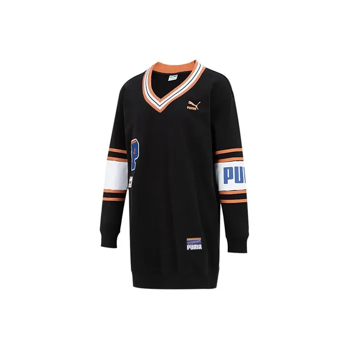 PUMA Long Sleeved Dresses Women's Black