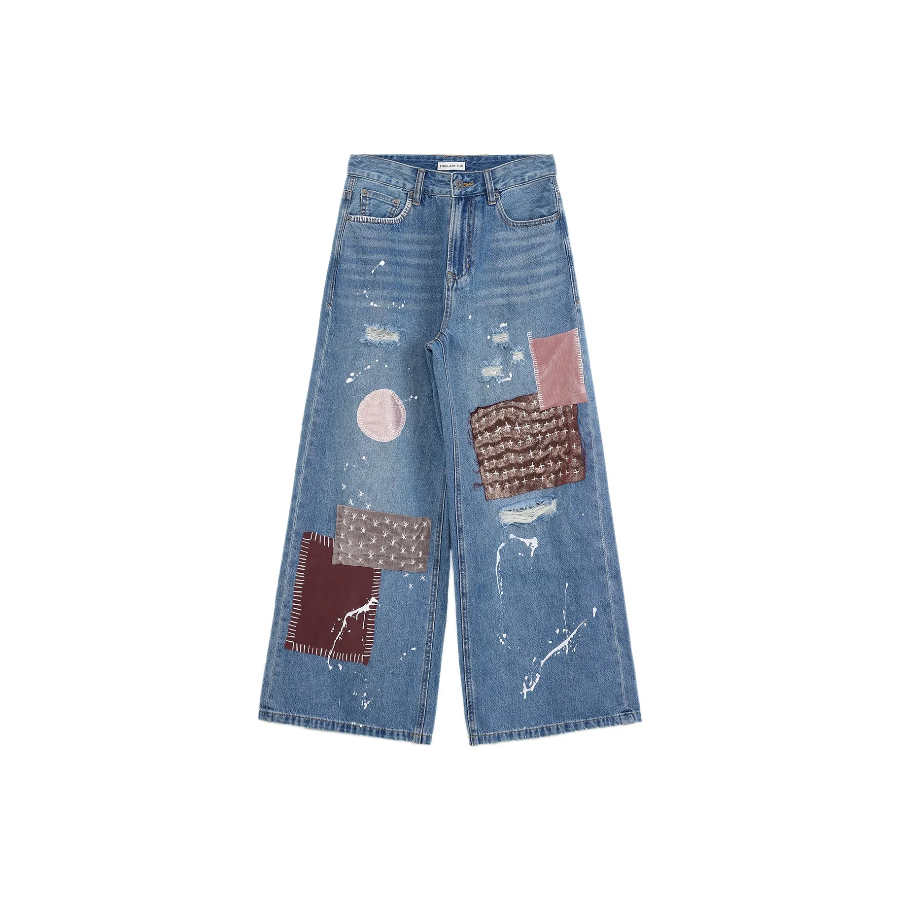 FIRELADY FUR Jeans Women's Denim Blue