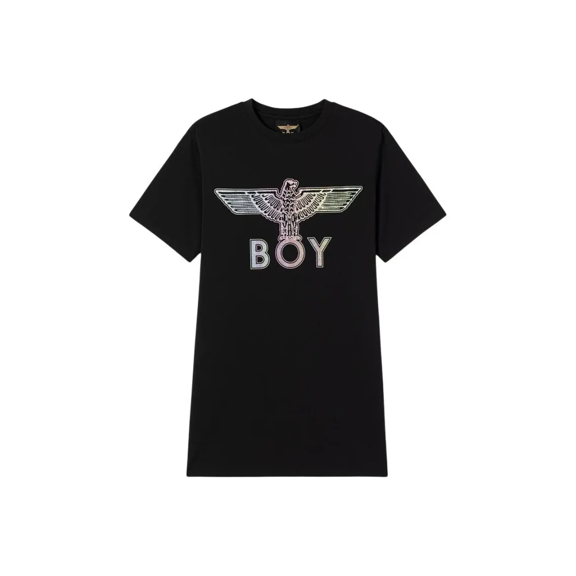 Boy London Short Sleeved Dress Women's Black