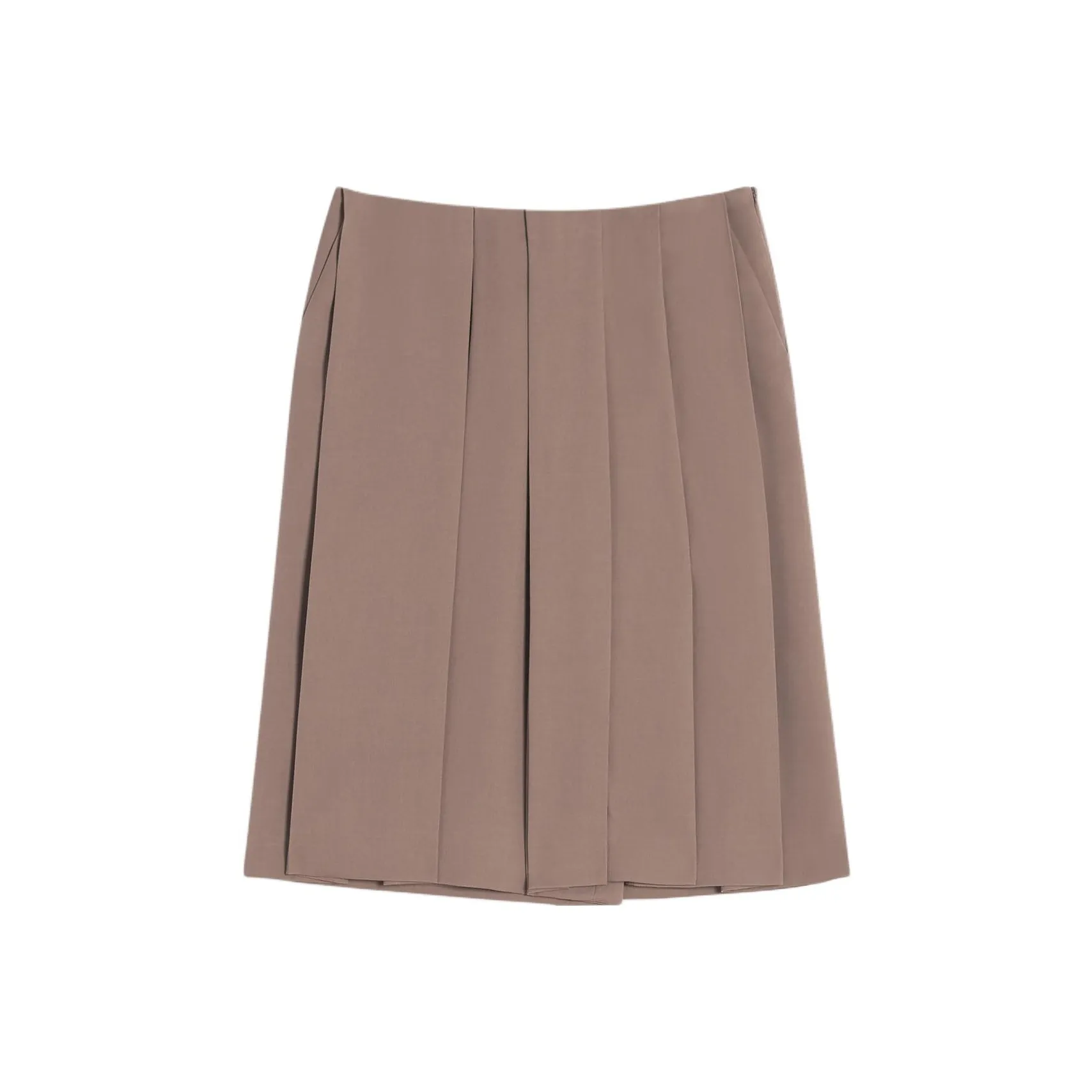 Lanvin High-Waisted Pleated Culotte Shorts