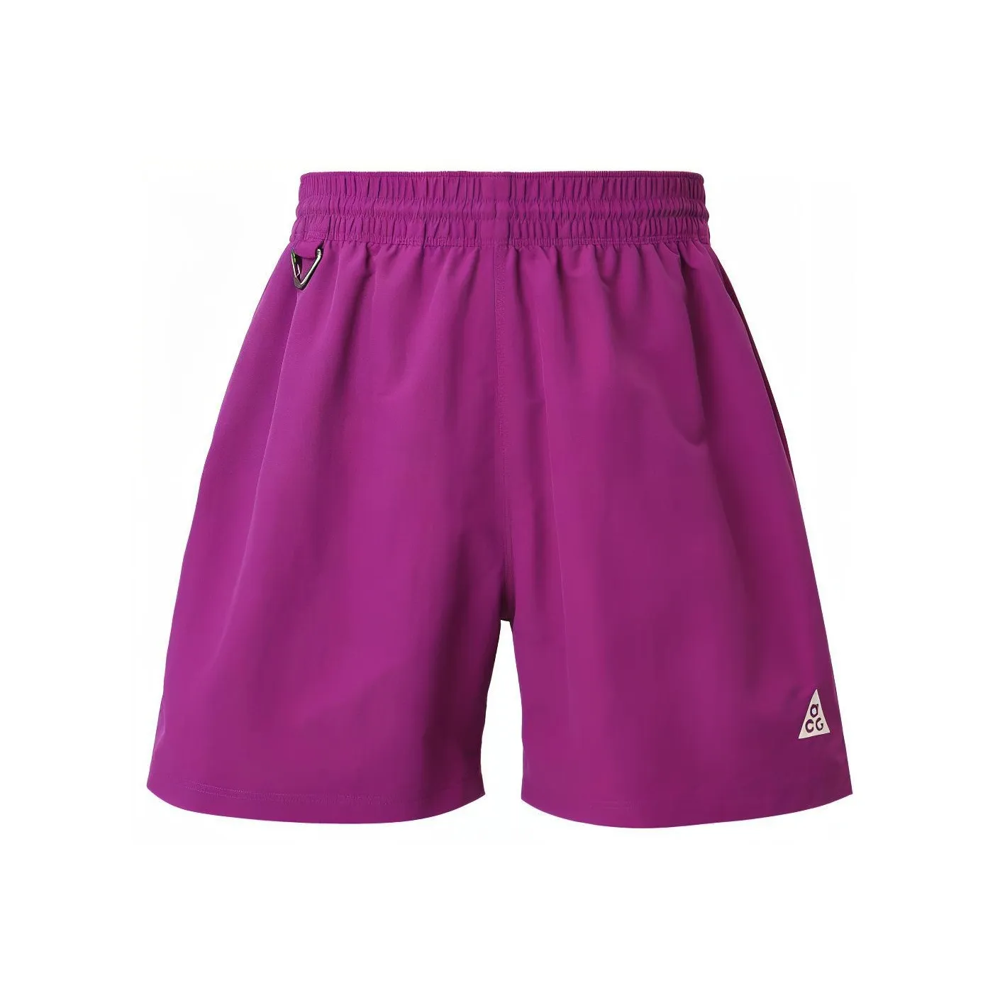 Nike Повседневные шорты Женские Ягодно-красный Гора Белый