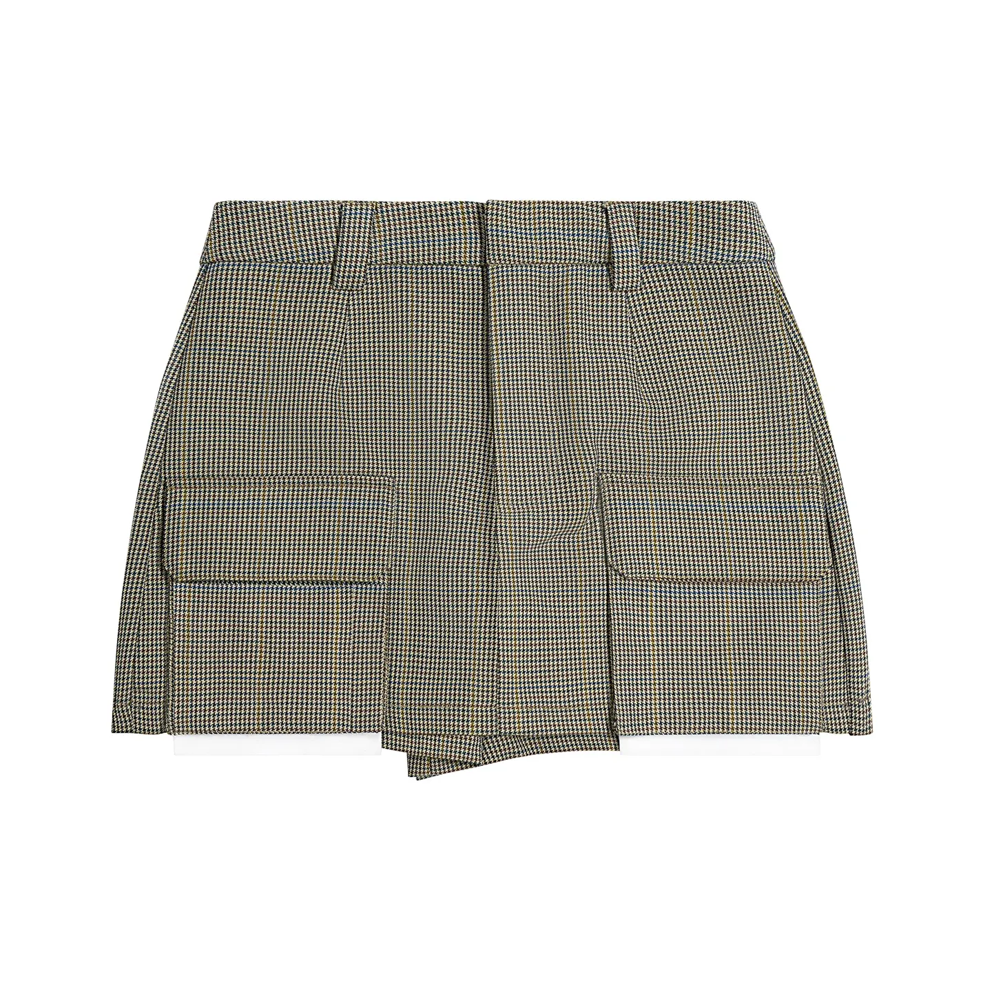 CALLED BACK Повседневные шорты Женские Светло-коричневый Клетка