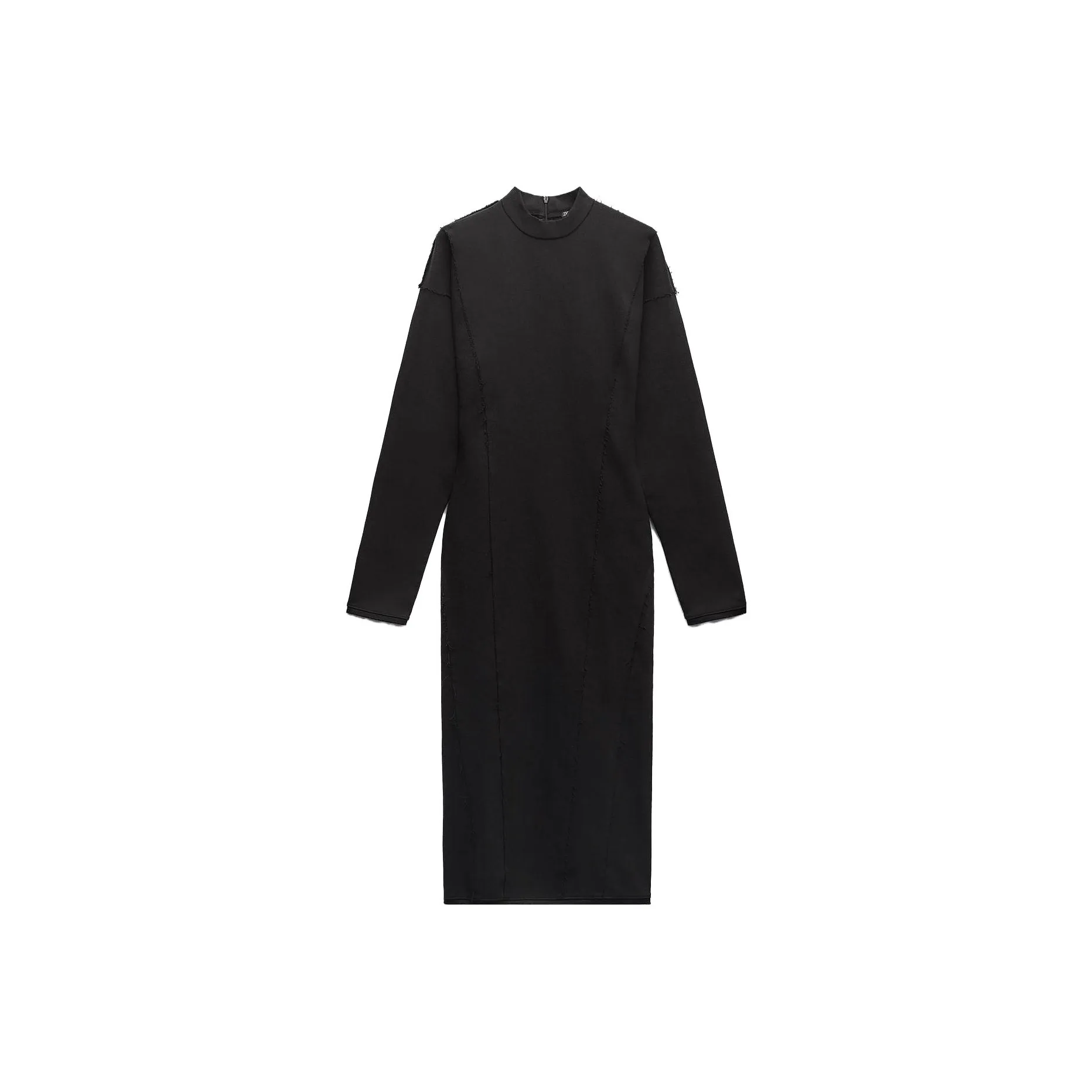 ZARA Long Sleeved Dresses Women's Black