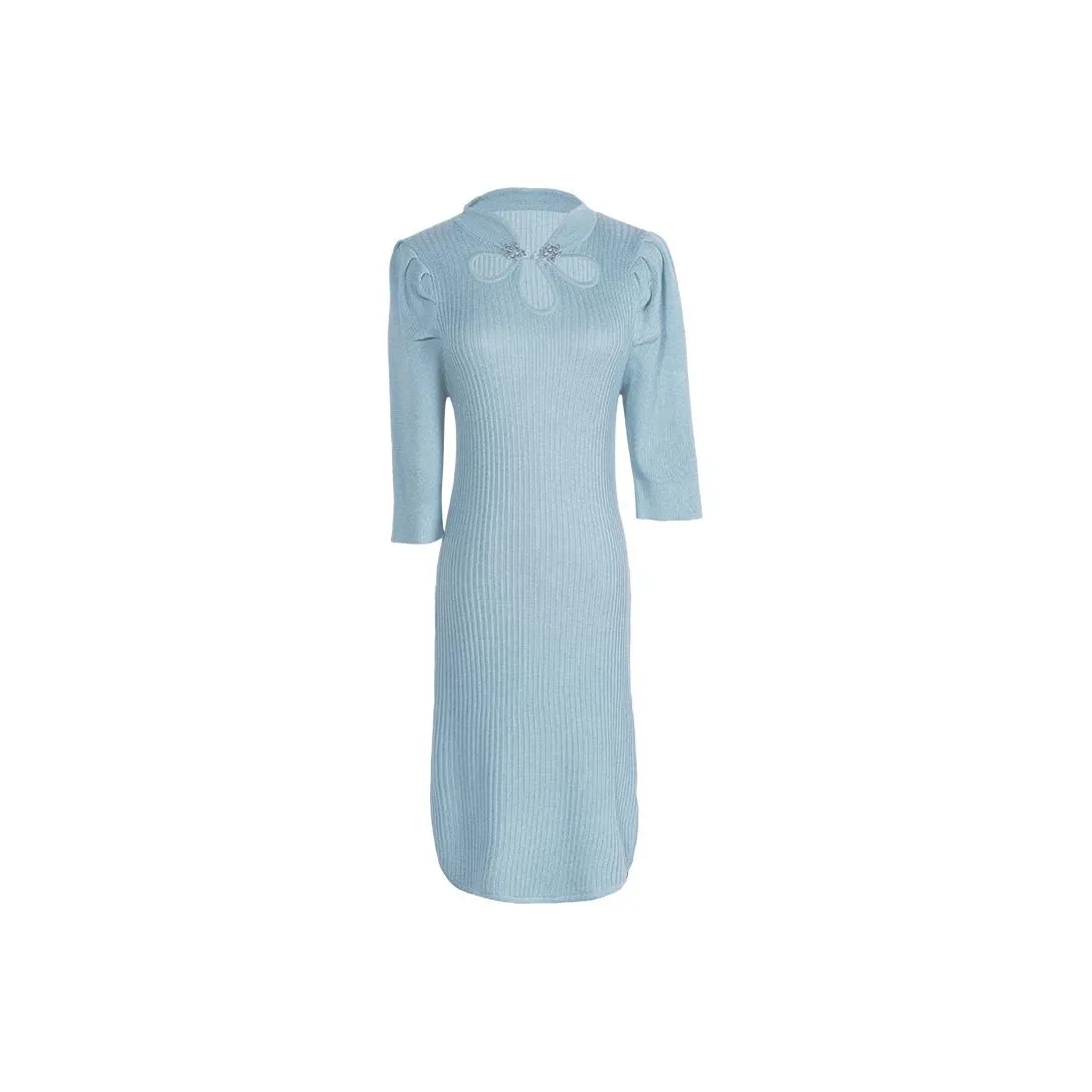 SIMEIZI Moon Miao Женские Короткие Платья с Длинными Рукавами