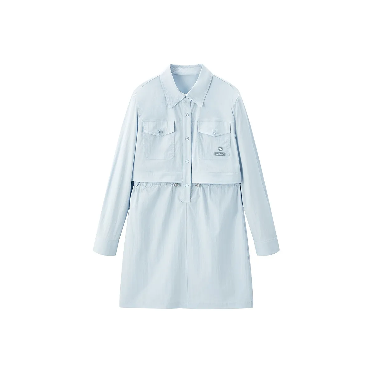 LEDIN Long Sleeved Dress Women's Ice Dew Blue