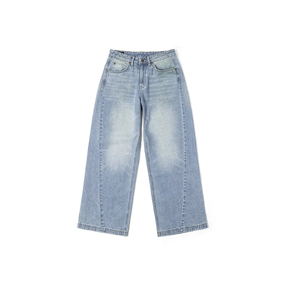 Lee совместный бренд SS25 Джинсы Женские Светло-Синий