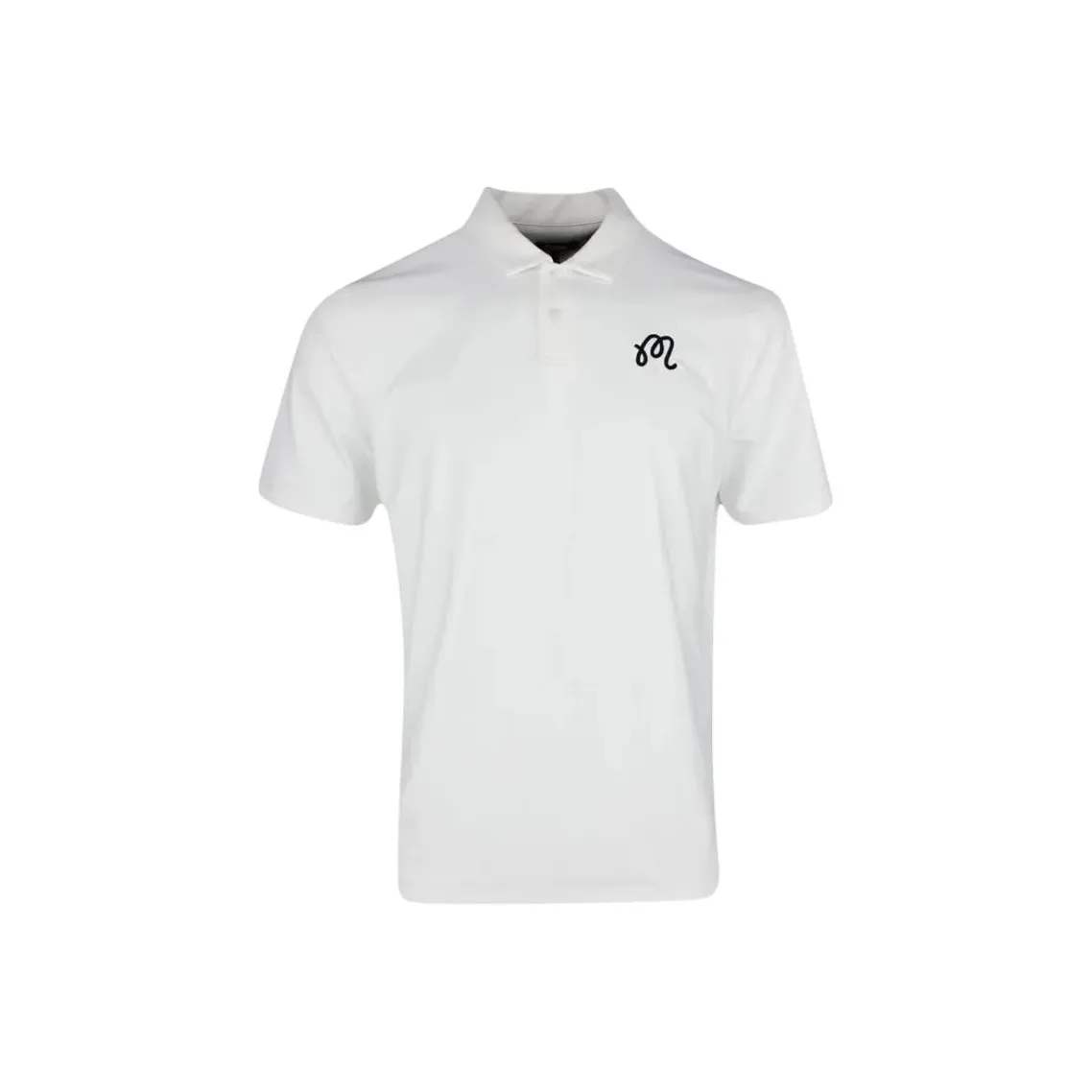 Malbon Golf Polo Shirt Men's White