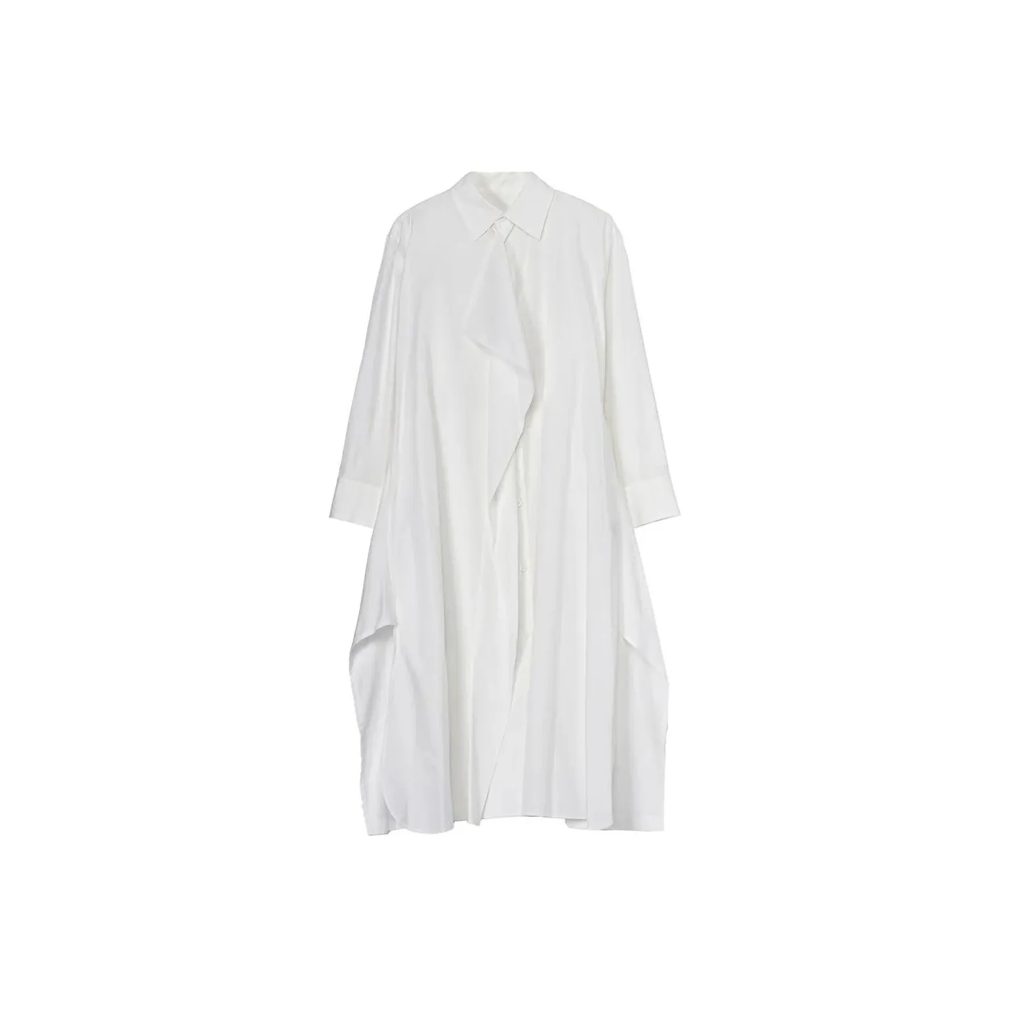 Yohji Yamamoto Belted Shirt Dress